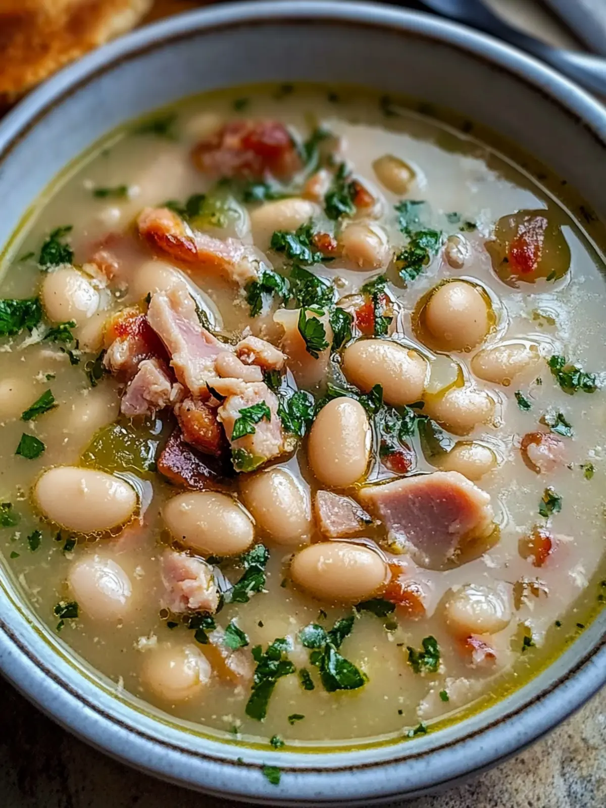 White Bean Ham Hock Soup