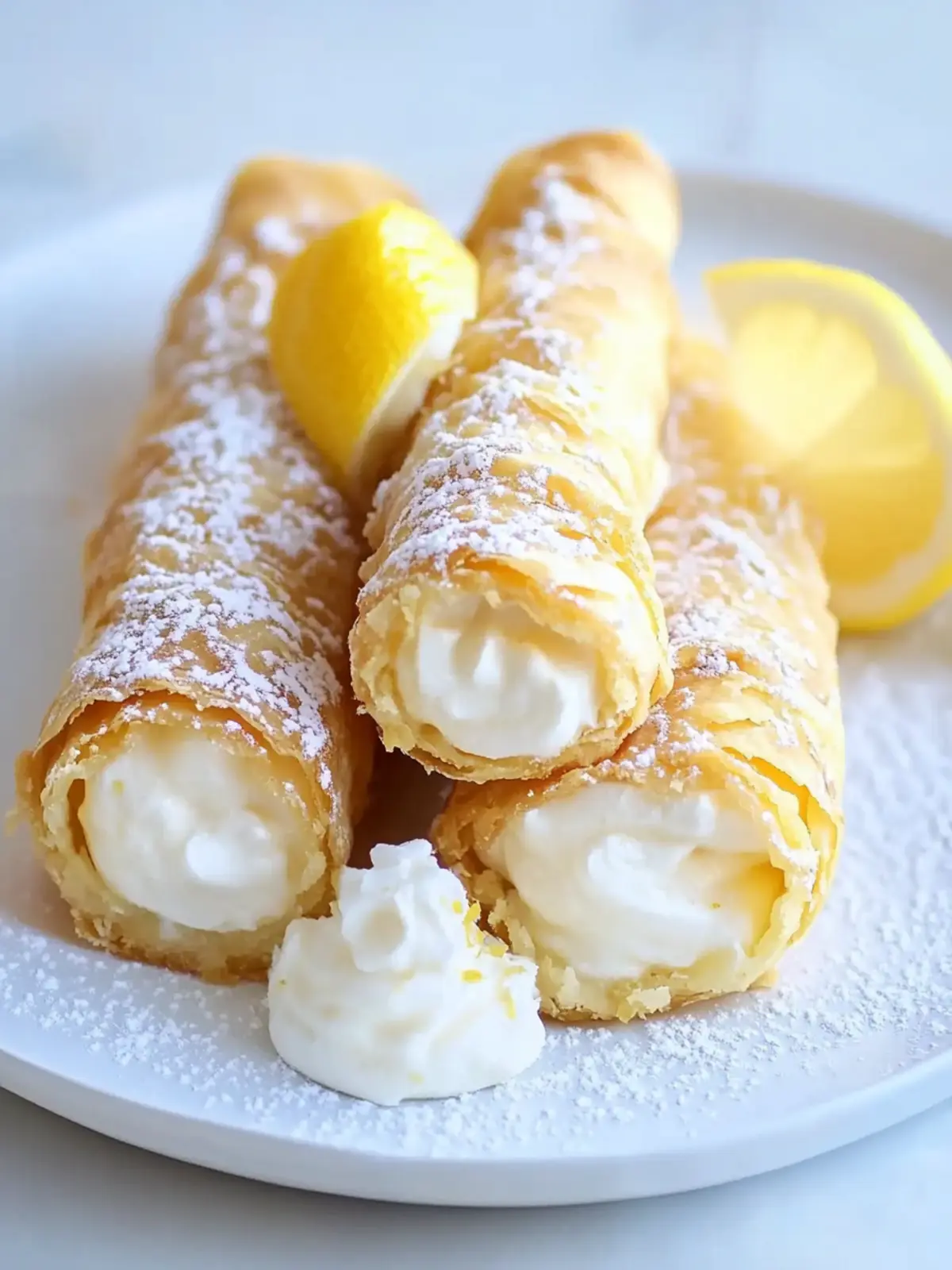 Lemon Meringue Pie Cannoli