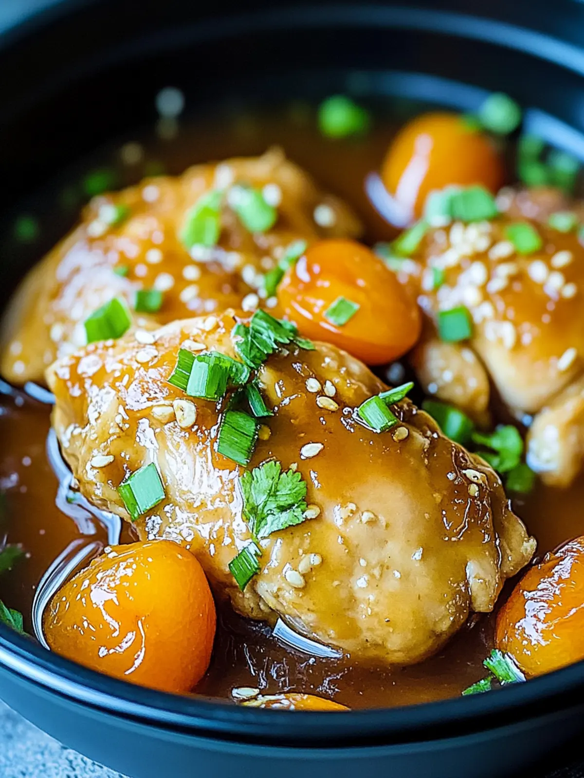 Slow Cooker Apricot Chicken