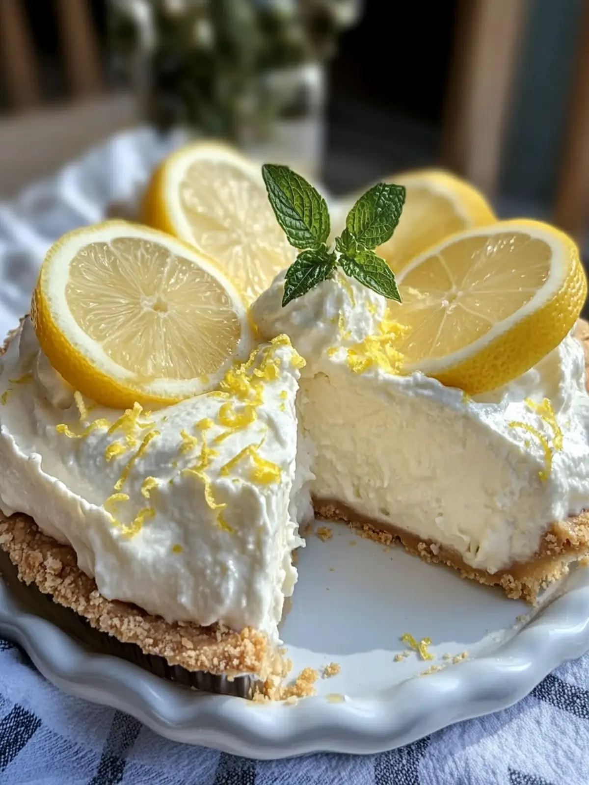 Creamy Frozen Lemonade Pie