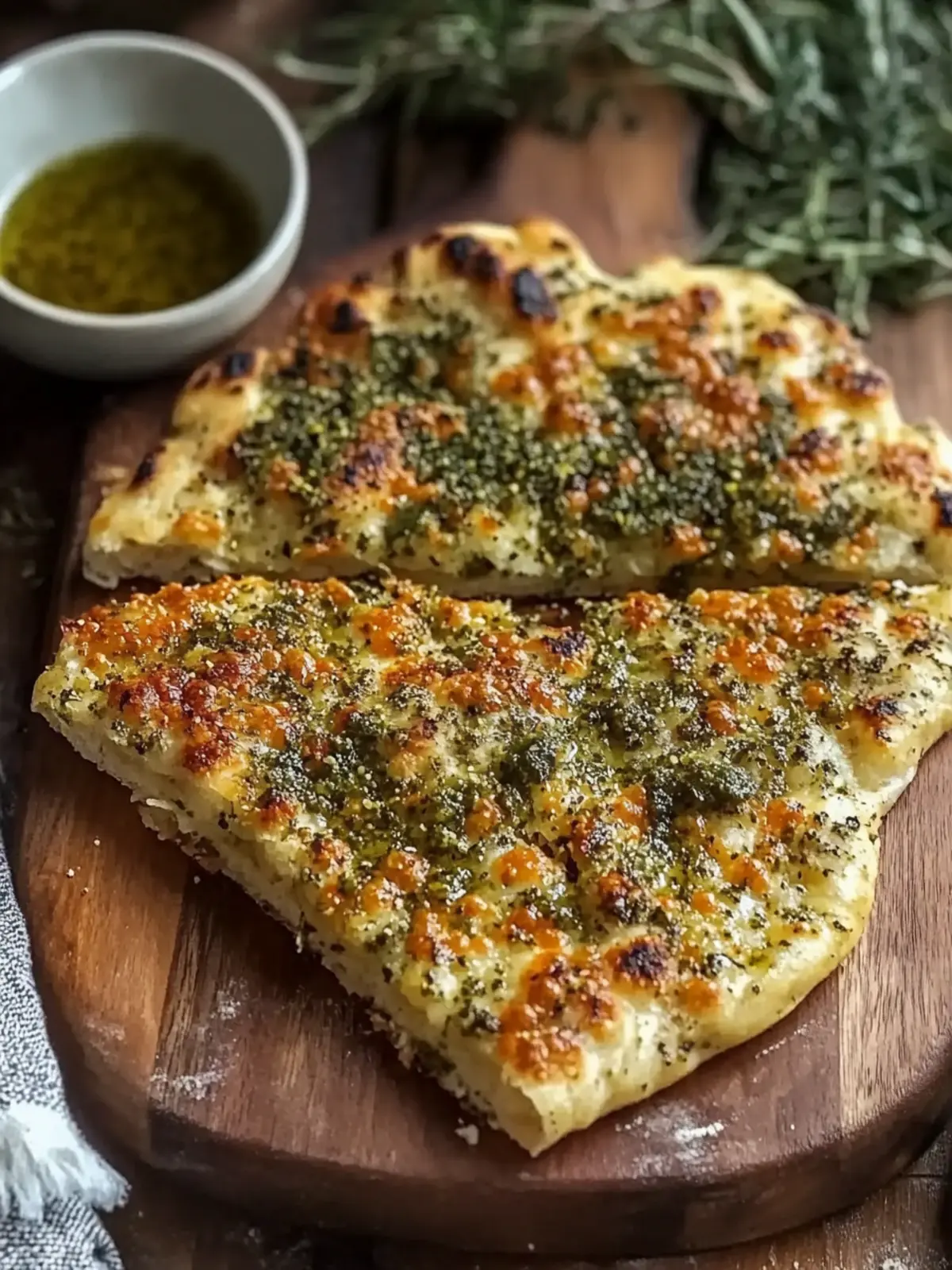Crispy Za’atar Manakish Flatbread