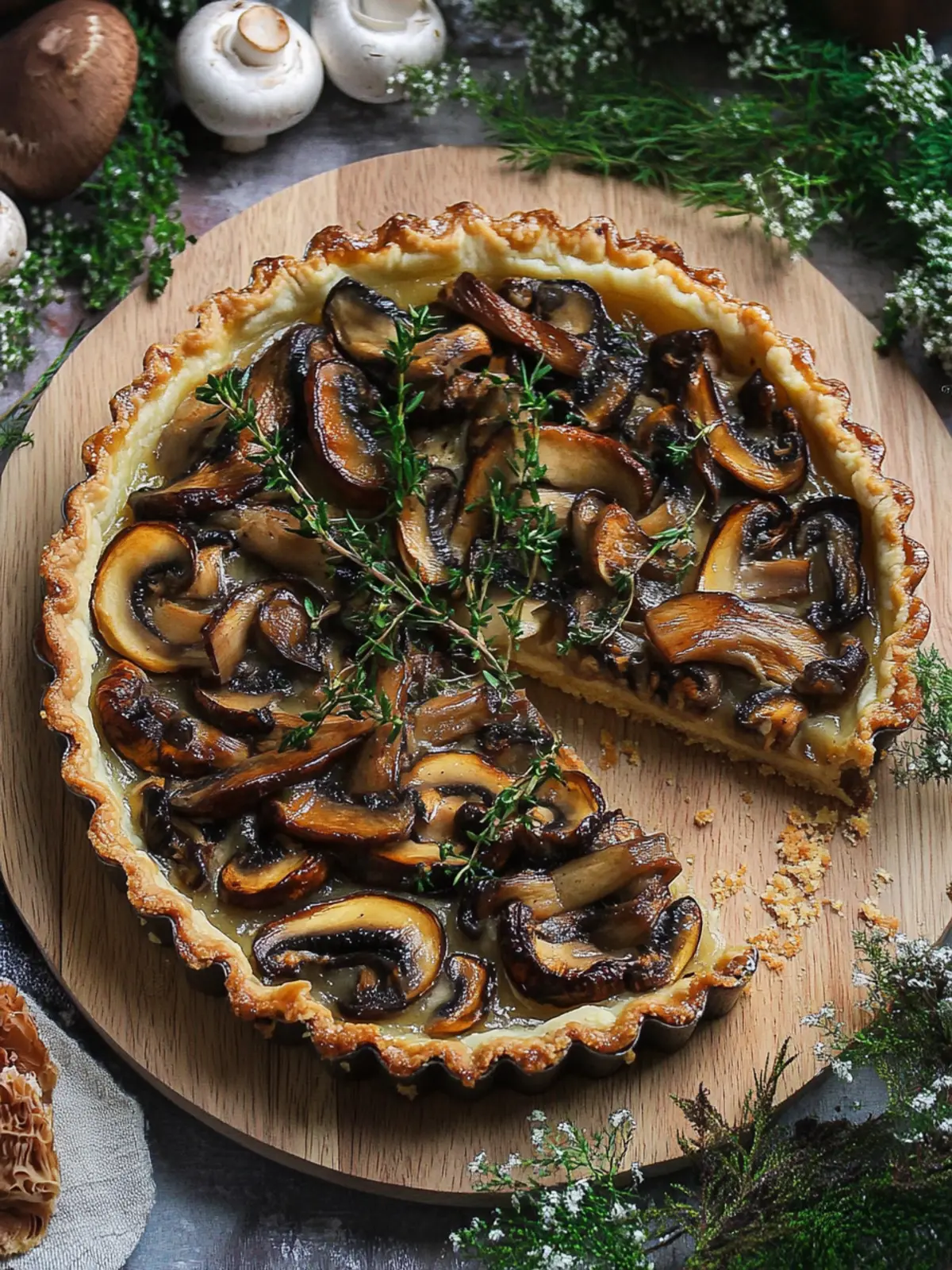 Wild Mushroom Tart