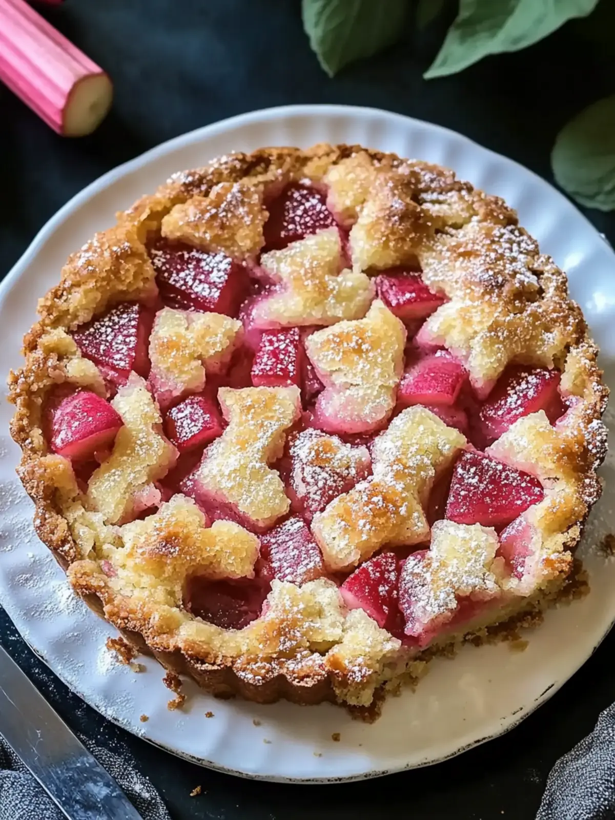Rhubarb Kuchen