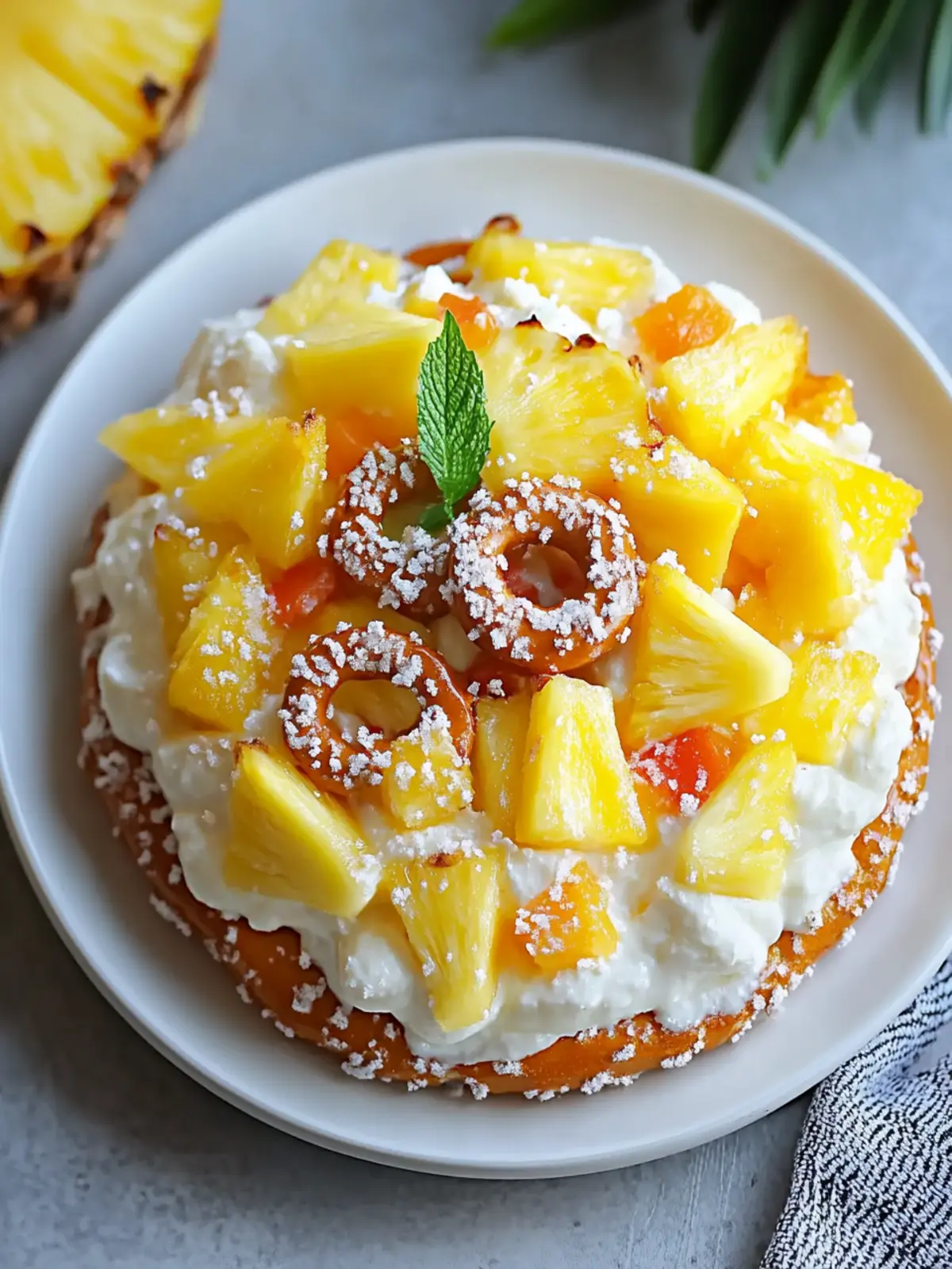 Pineapple Pretzel Salad