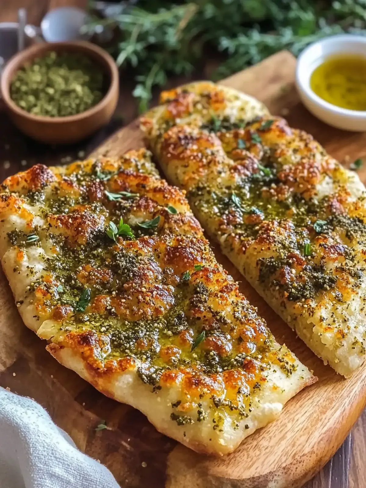 Crispy Za’atar Manakish Flatbread