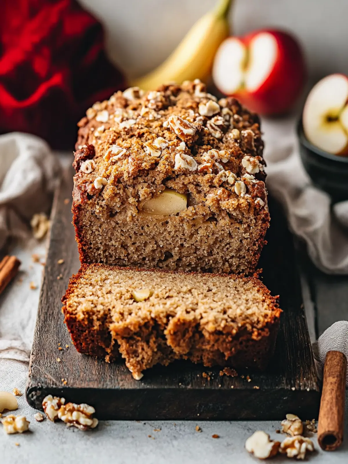 Apple Banana Bread