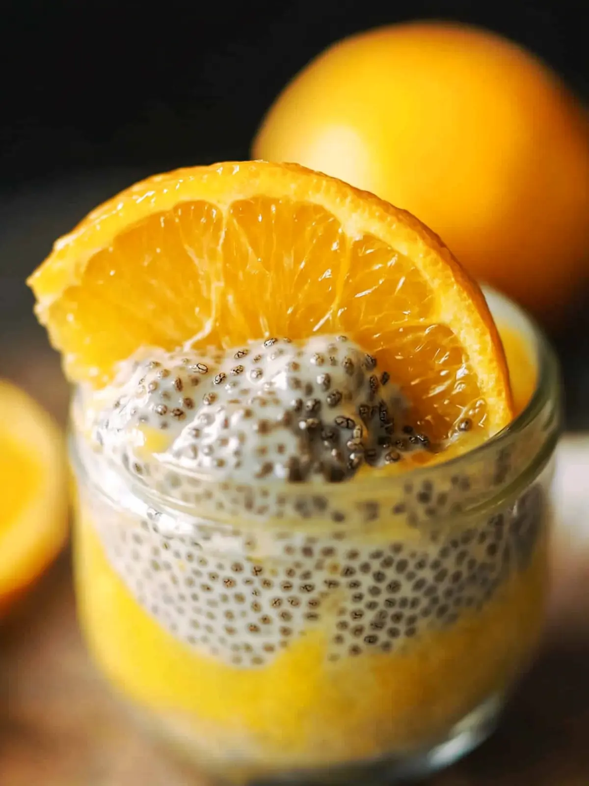 Orange Creamsicle Chia Pudding