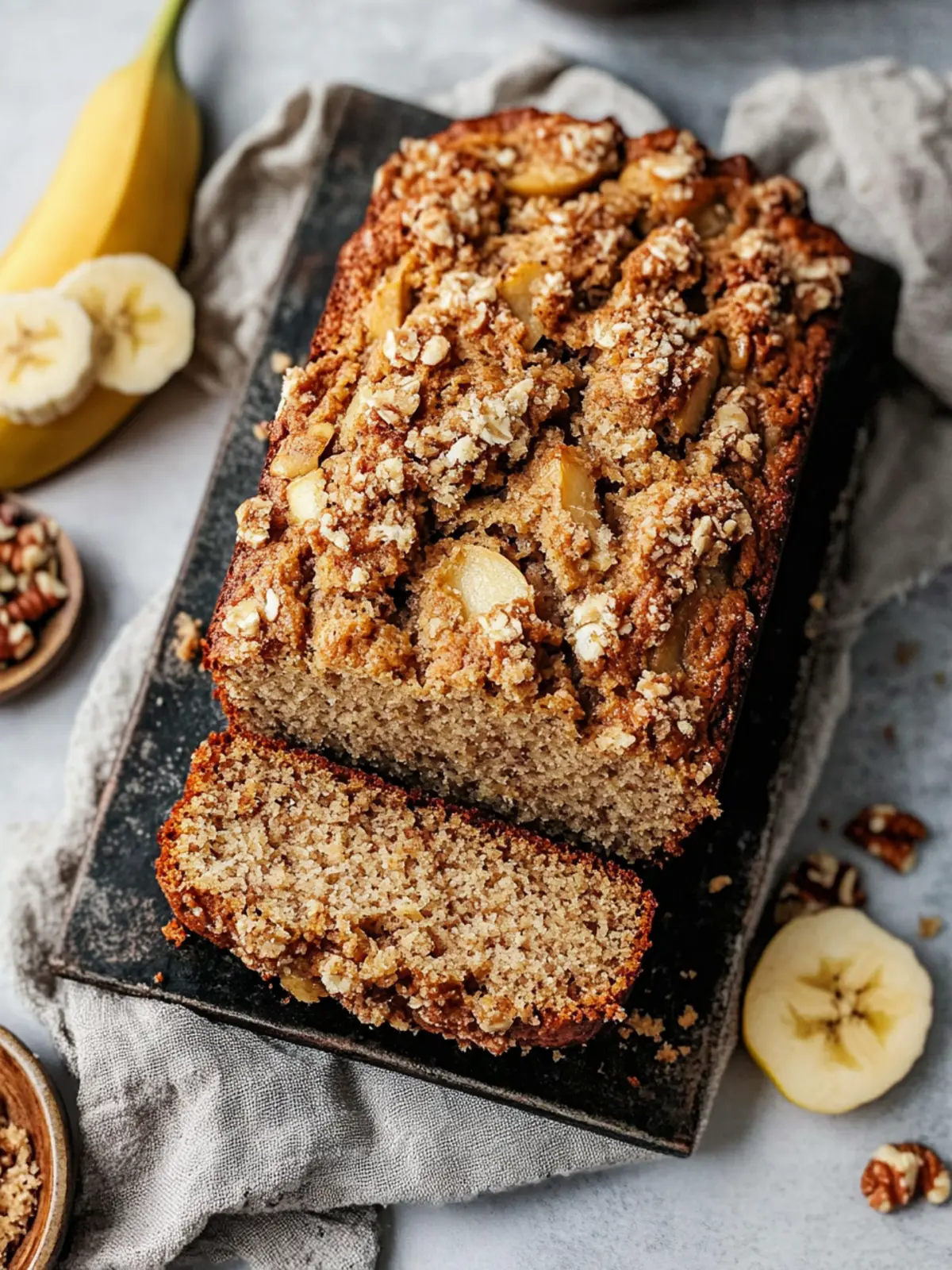 Apple Banana Bread