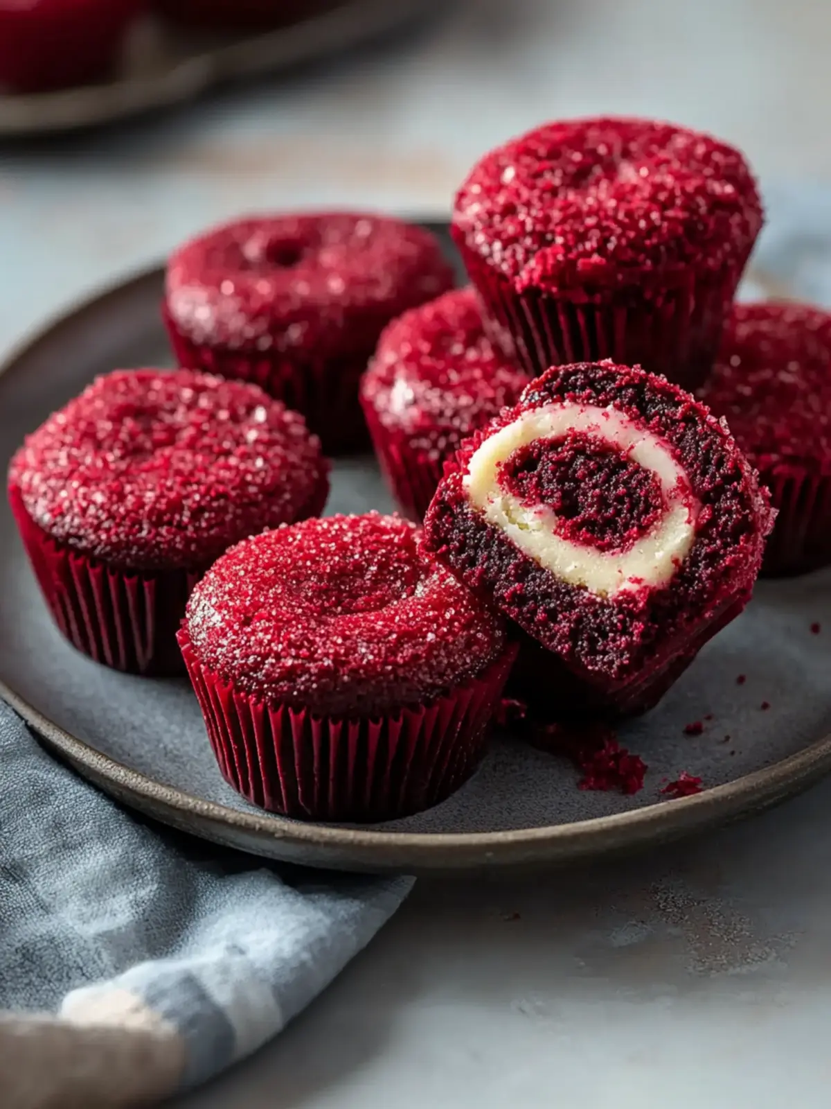 Red Velvet Brownie Bites