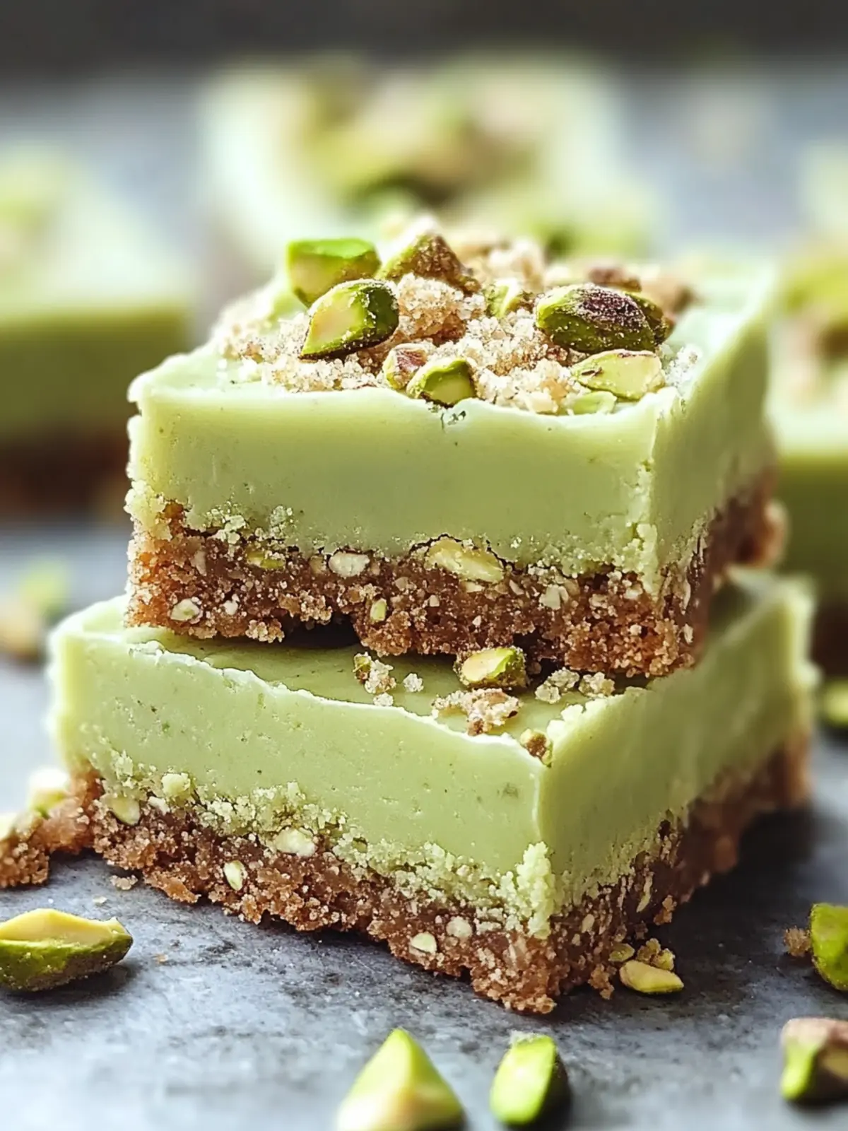 Pistachio Dream Cookie Bars