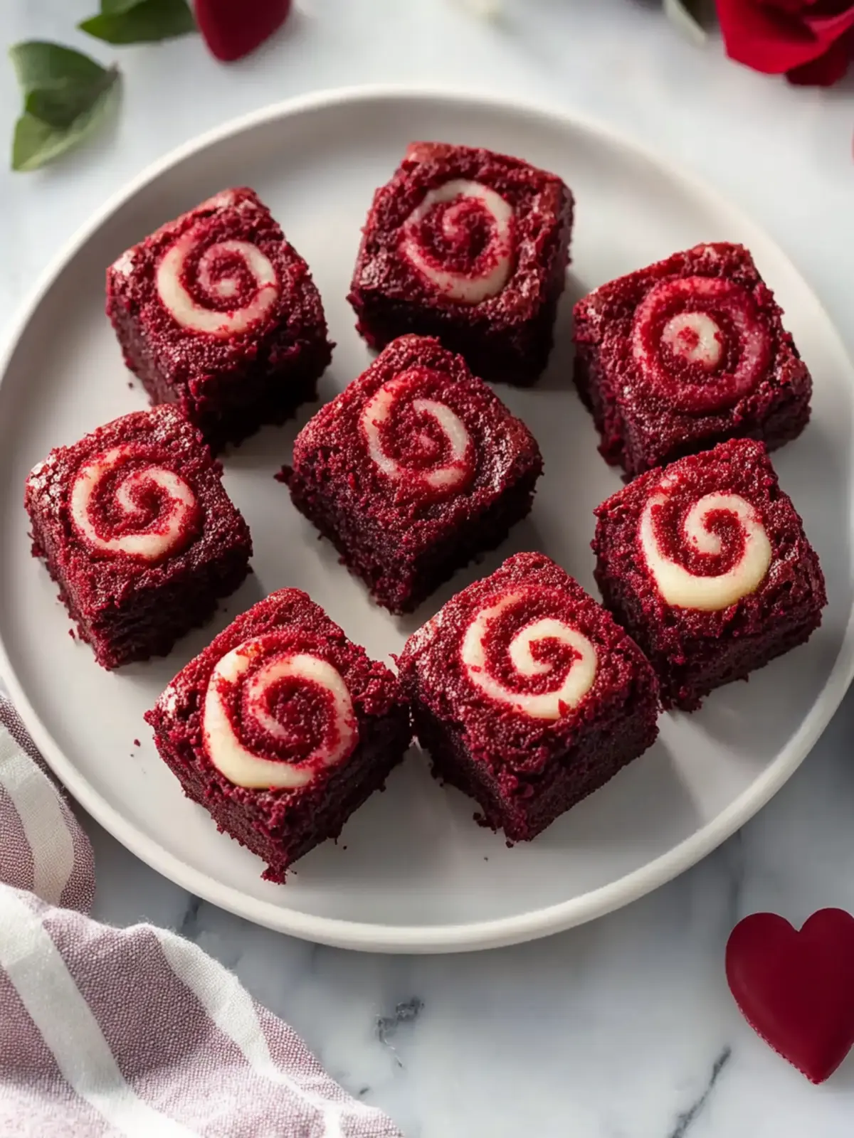 Red Velvet Brownie Bites