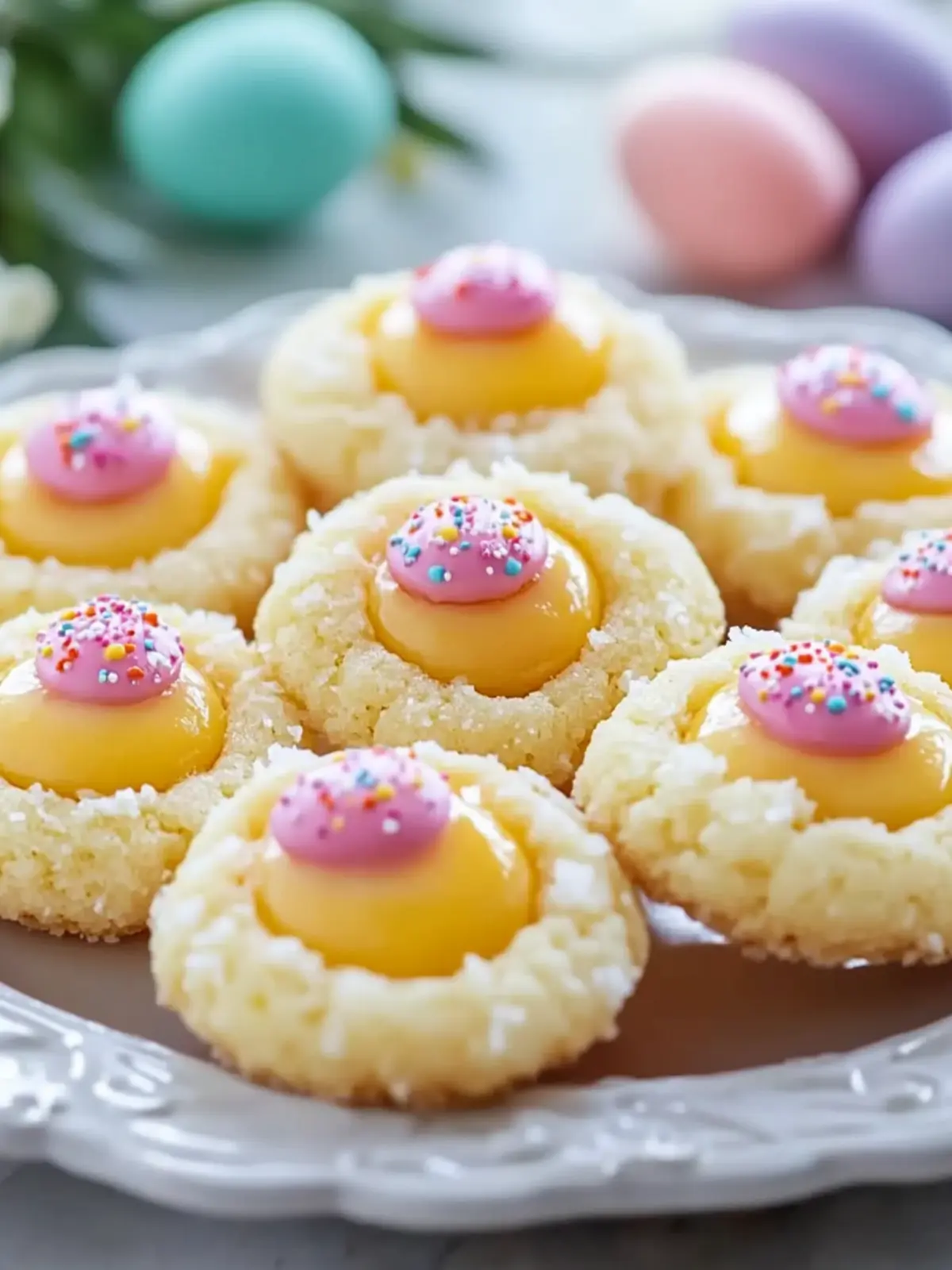 Easter Thumbprint Cookies
