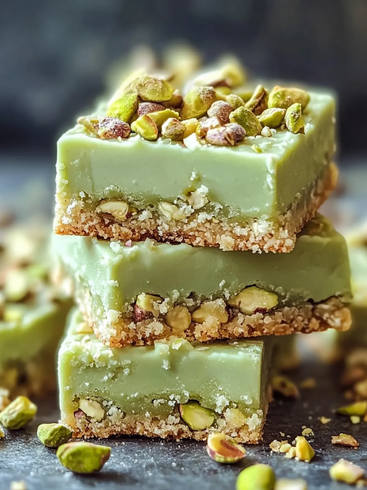 Pistachio Dream Cookie Bars