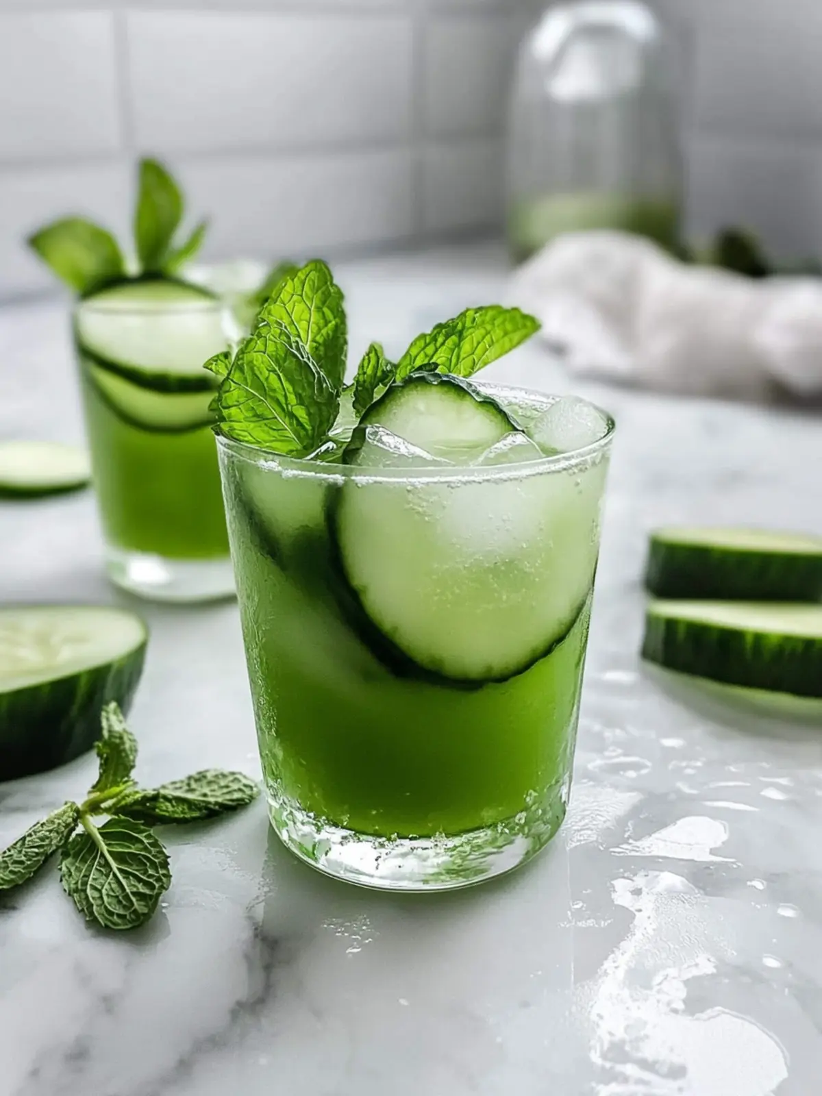 Cucumber Mint Mocktail