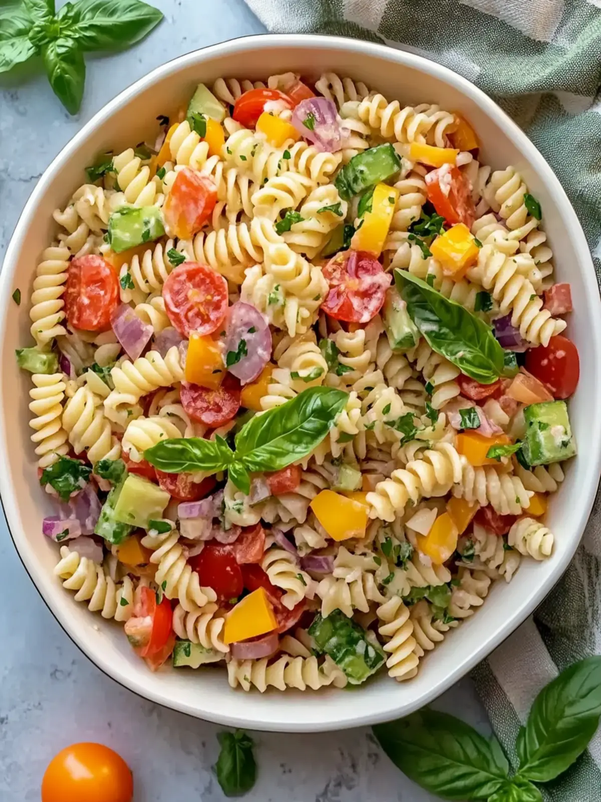 Irresistible Classic High Protein Italian Pasta Salad Recipe