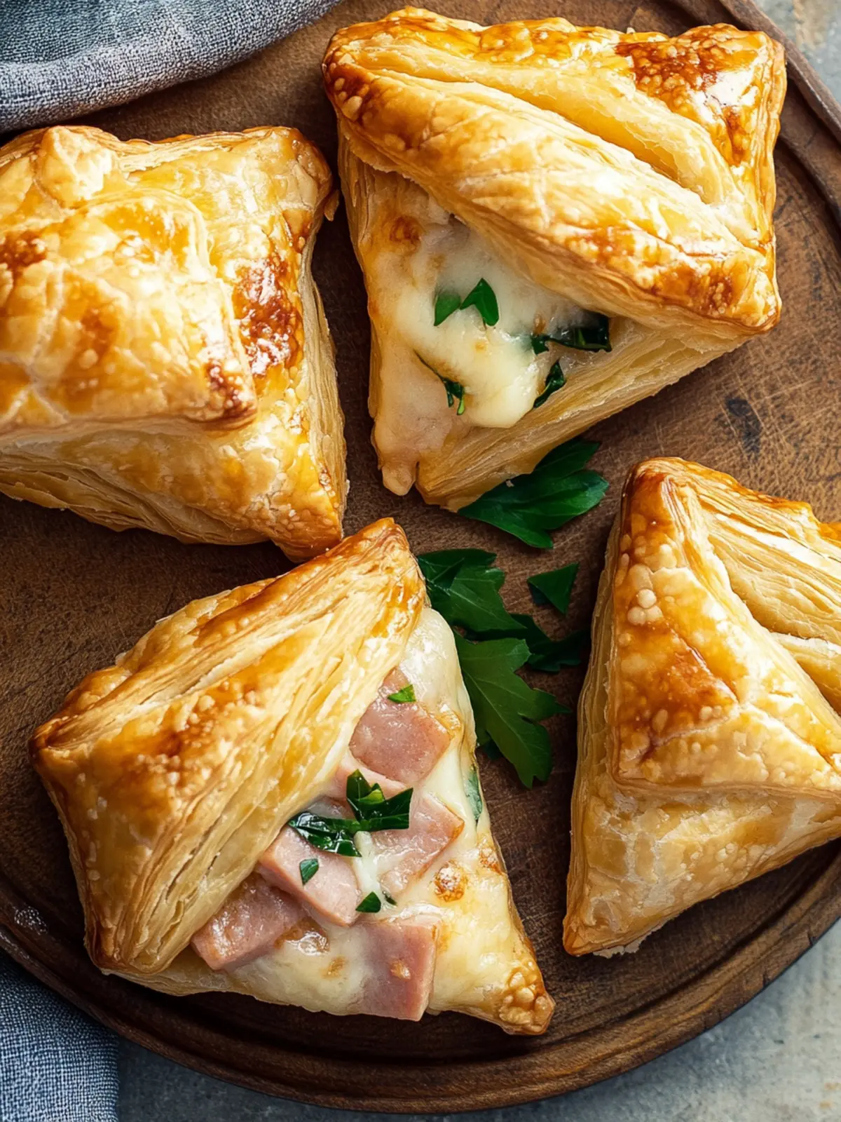 Ham and Cheese Puff Pastry