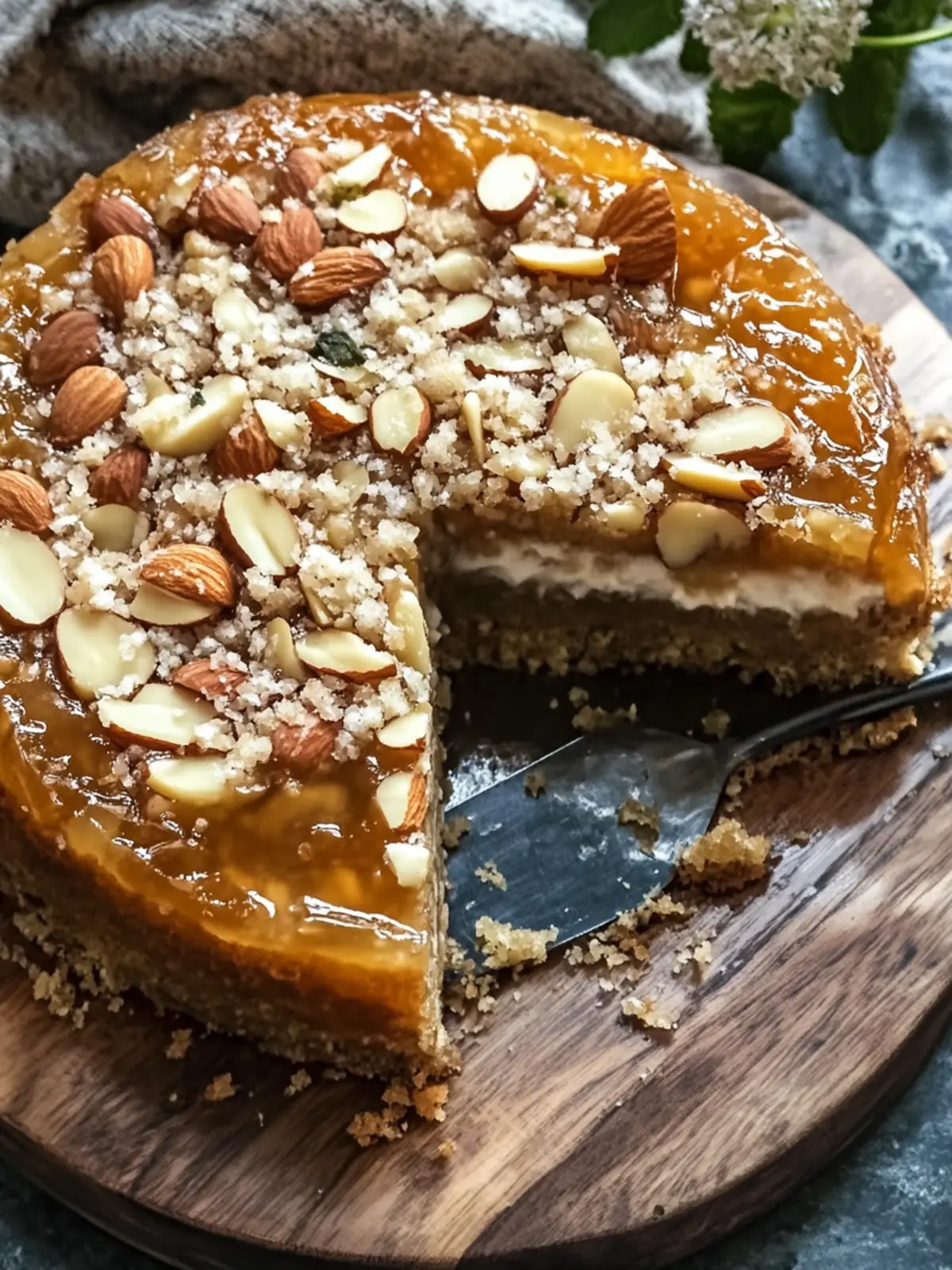 Baklava-Inspired Almond Cake