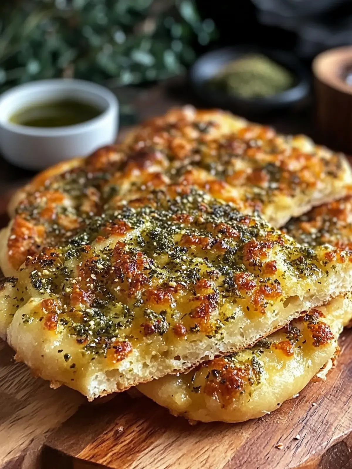 Crispy Za’atar Manakish Flatbread