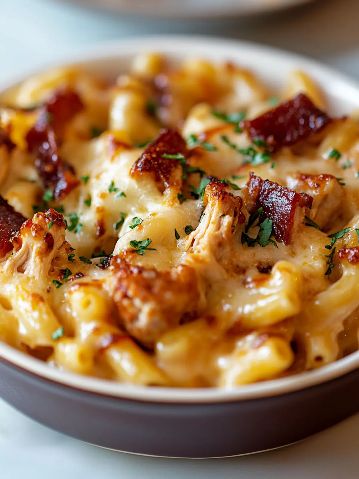 BBQ Chicken Mac and Cheese