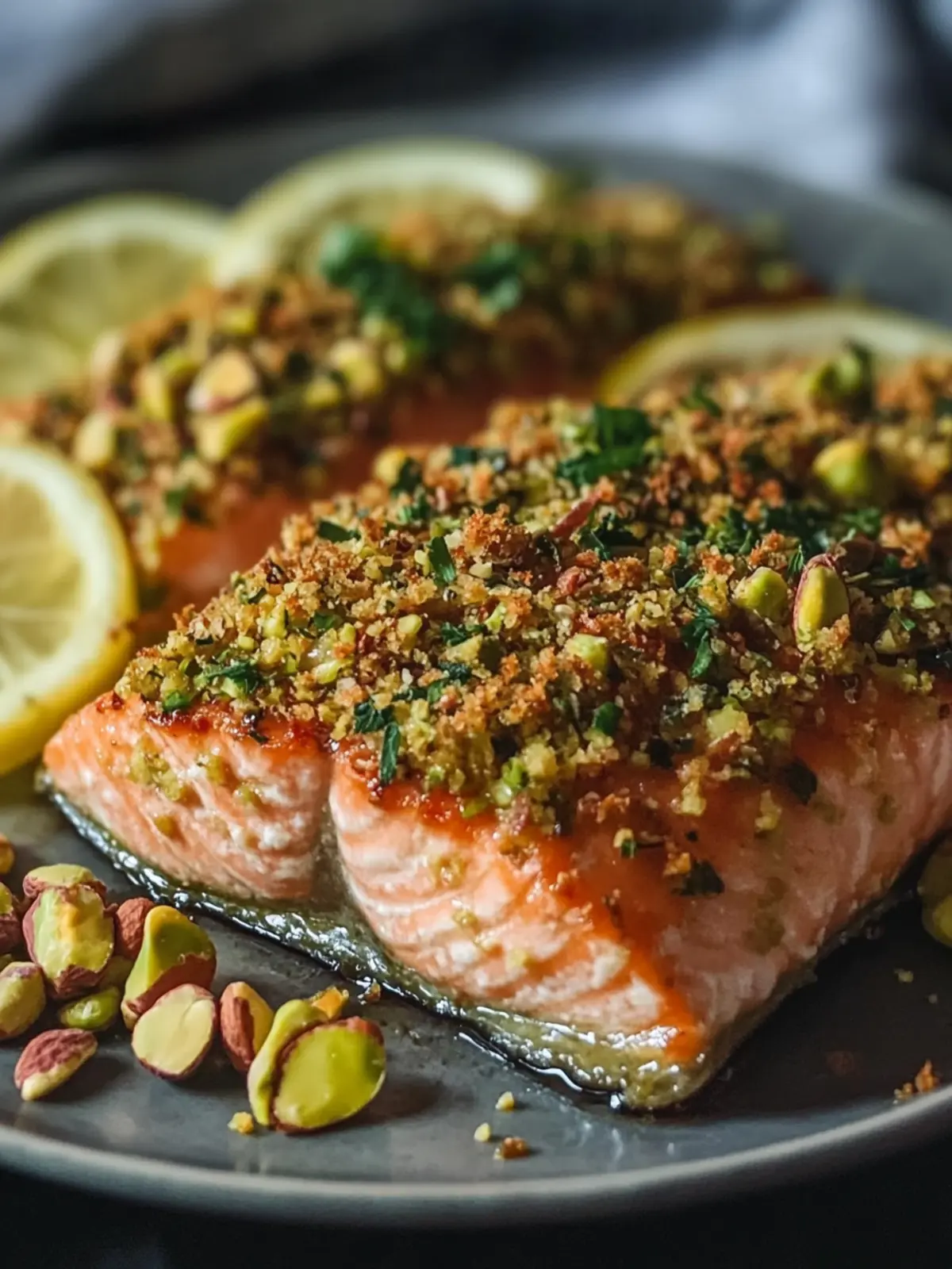 Pistachio Crusted Salmon