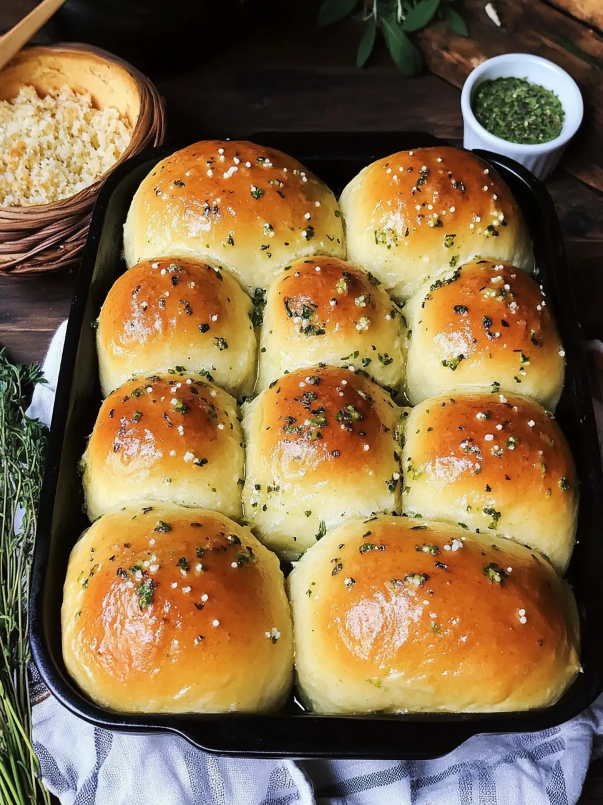 Herbed Potato Rolls