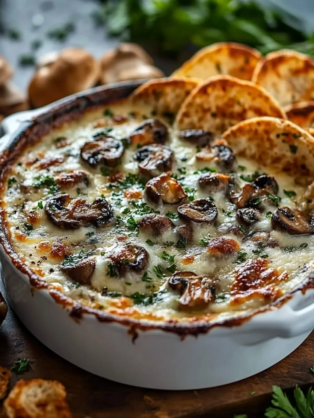 Stuffed Mushroom Dip