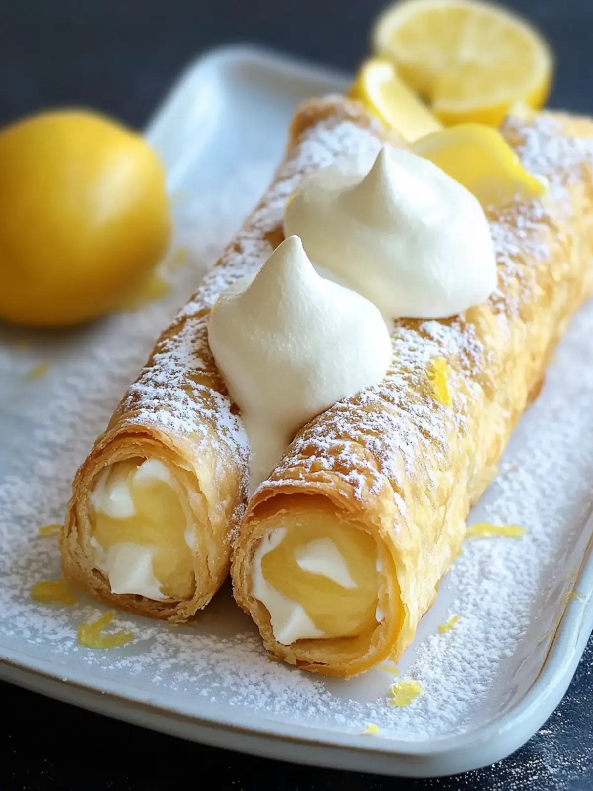 Lemon Meringue Pie Cannoli