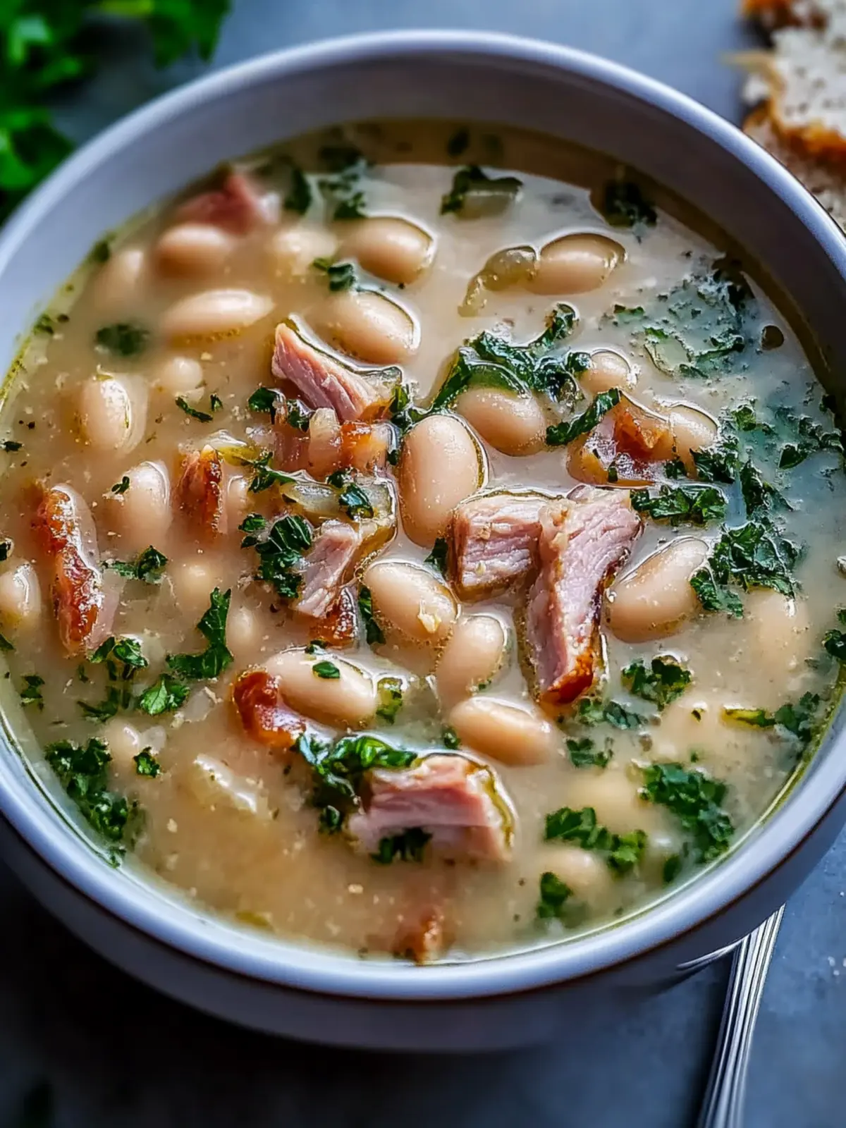 White Bean Ham Hock Soup