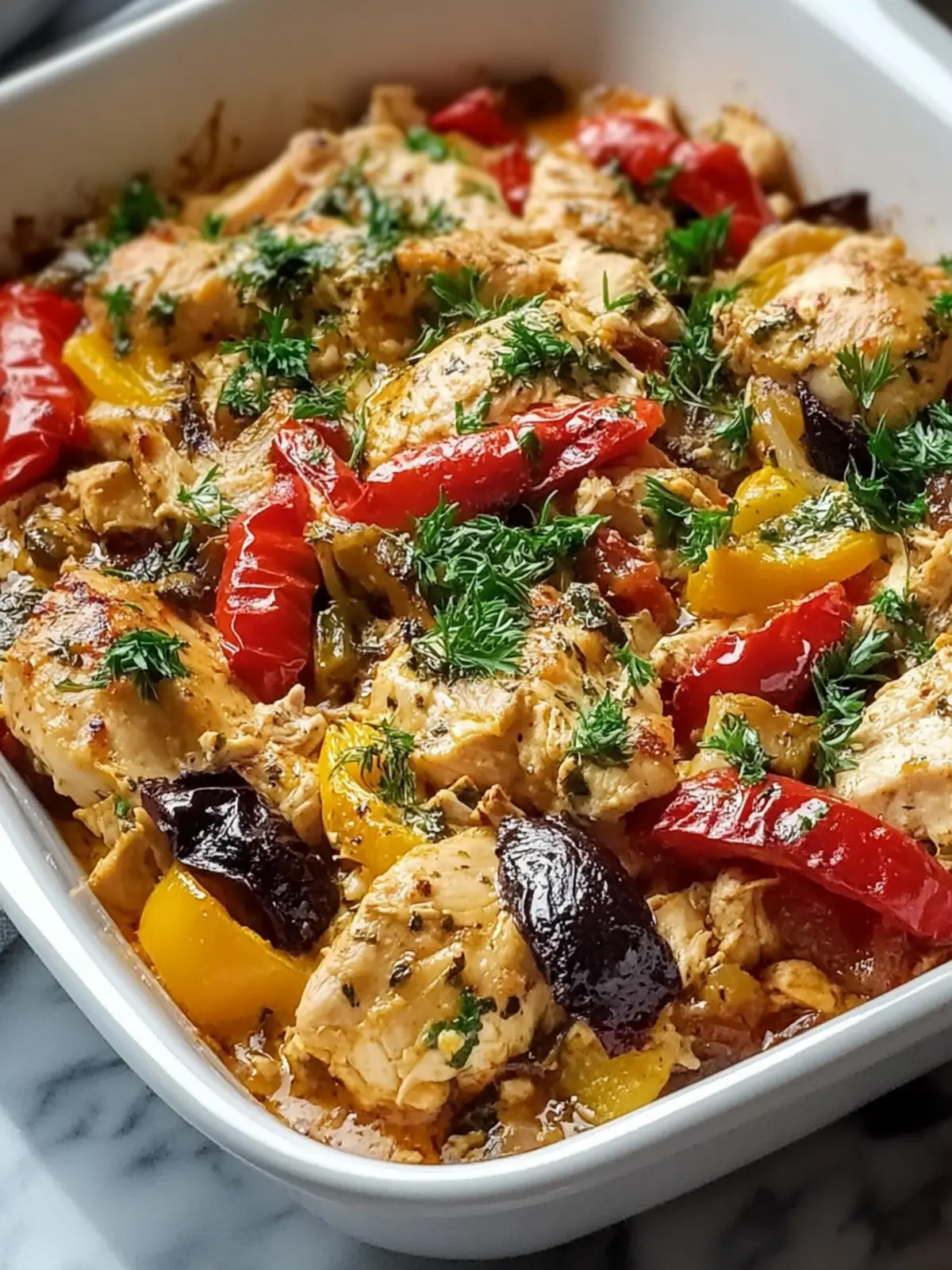 Greek Chicken Casserole
