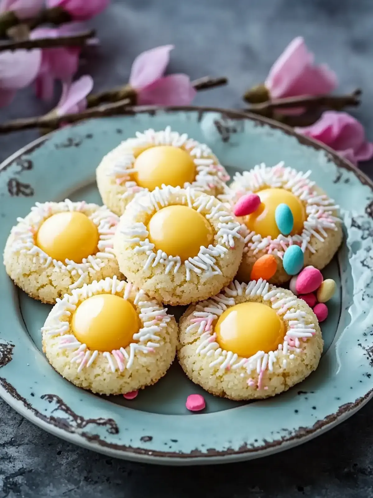 Easter Thumbprint Cookies
