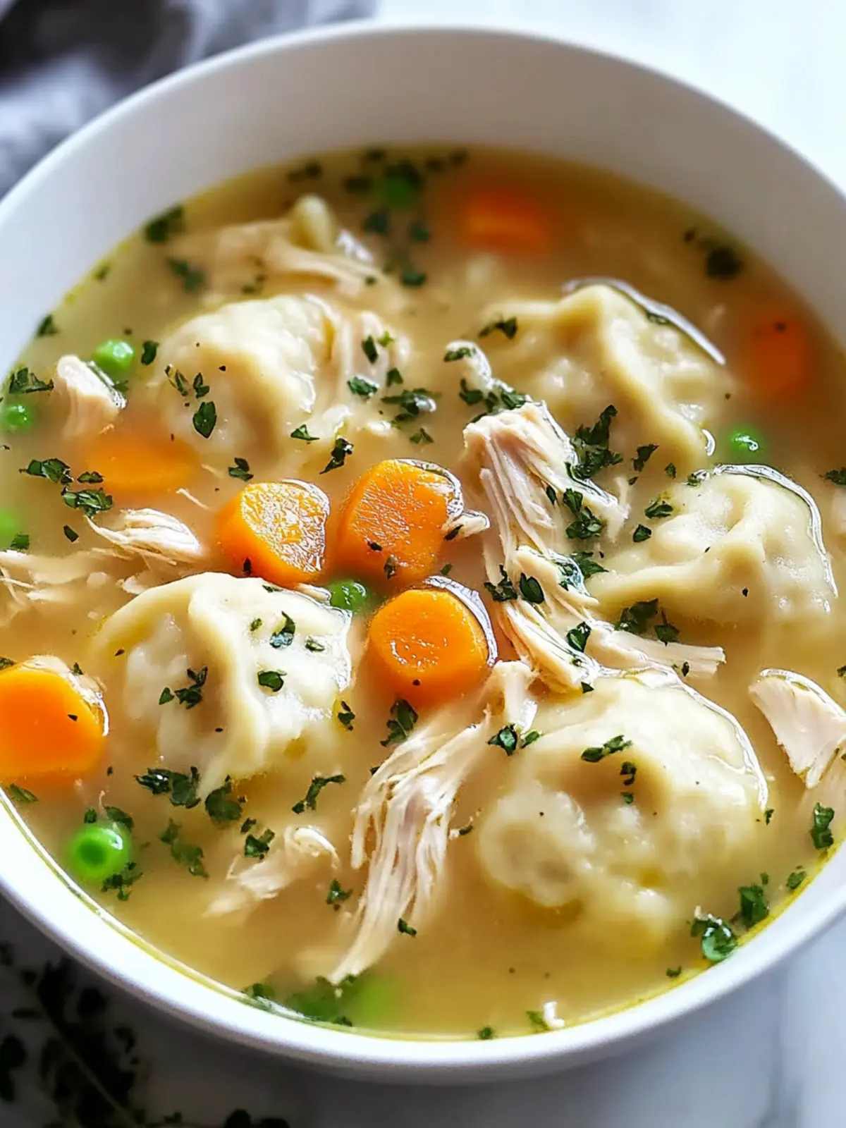 Crockpot Chicken Dumpling Soup