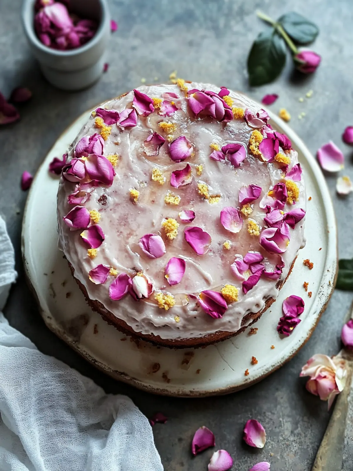 Rose Honey Cake