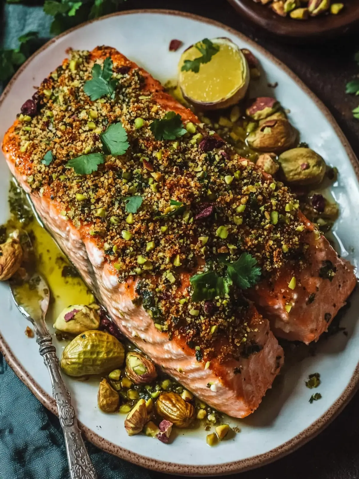 Pistachio Crusted Salmon