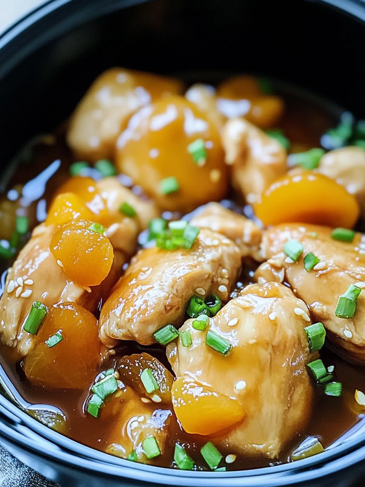 Slow Cooker Apricot Chicken