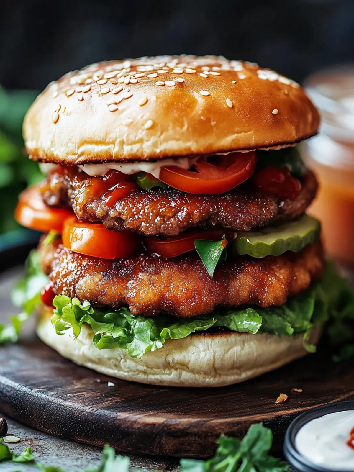 Sticky Crispy Kipburger