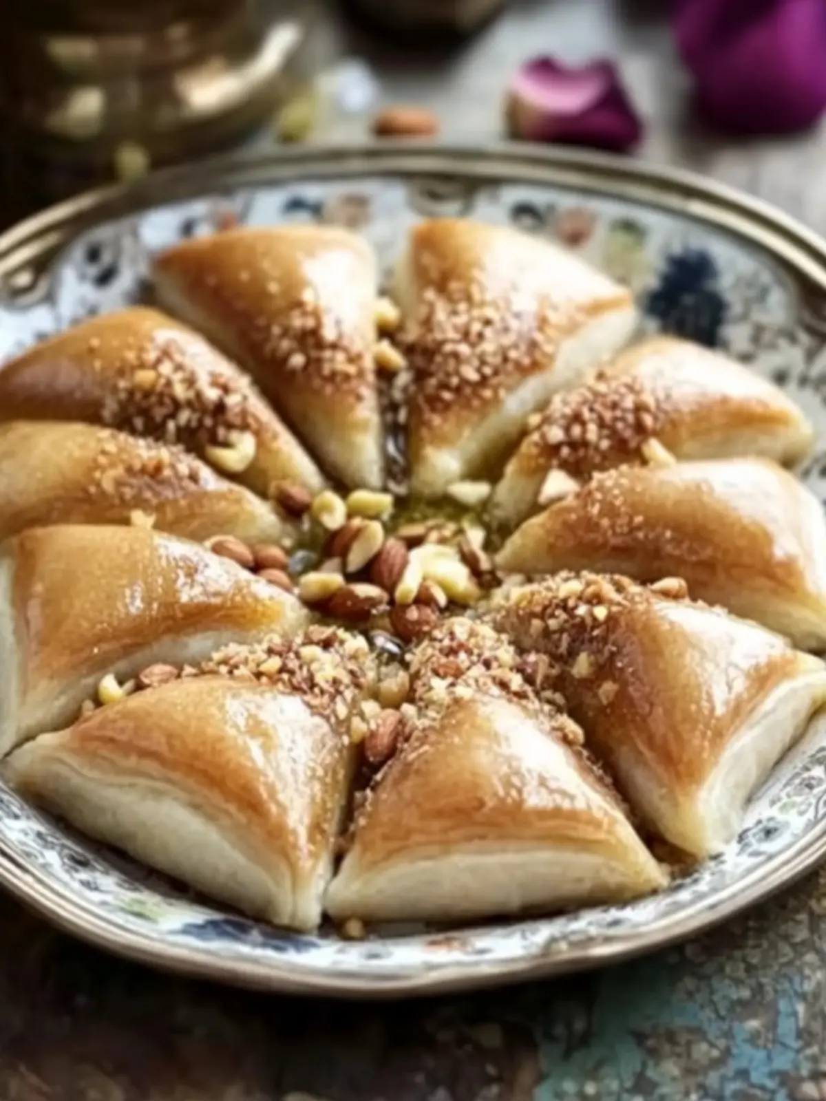 Qatayef with Nut Filling