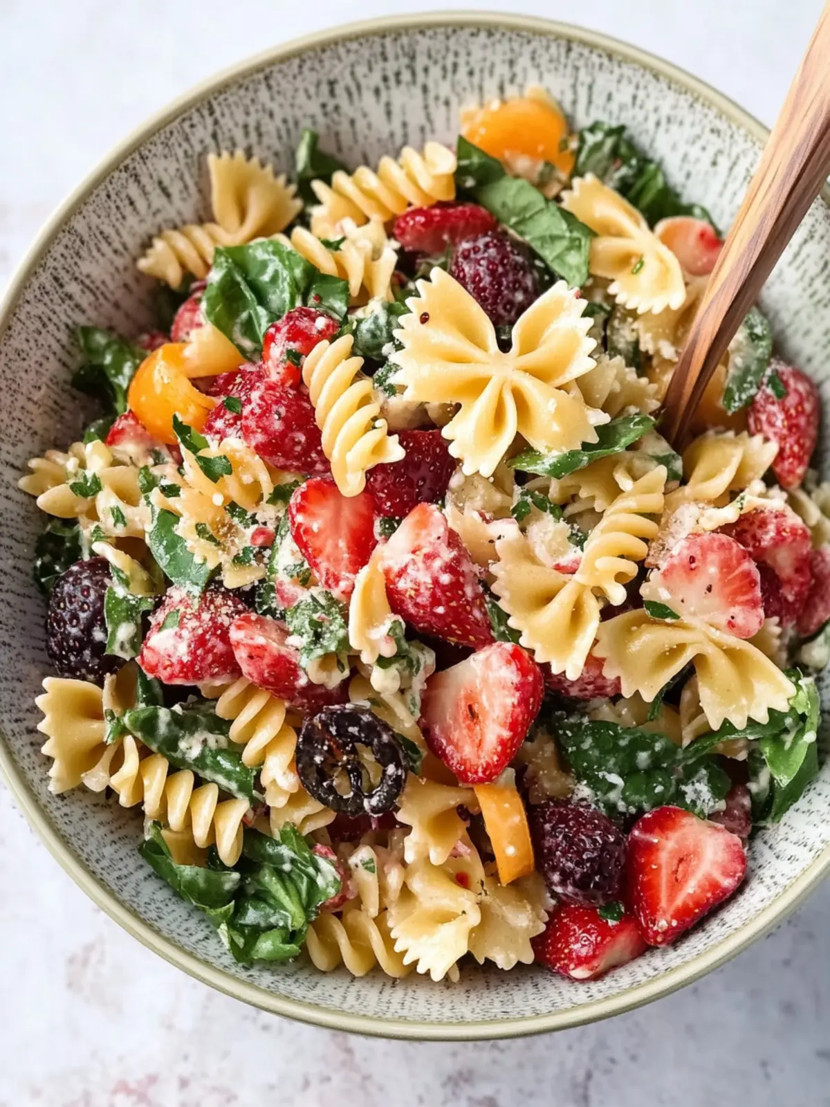 trawberry Fields Pasta Salad