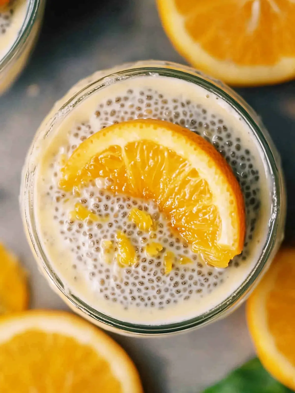 Orange Creamsicle Chia Pudding