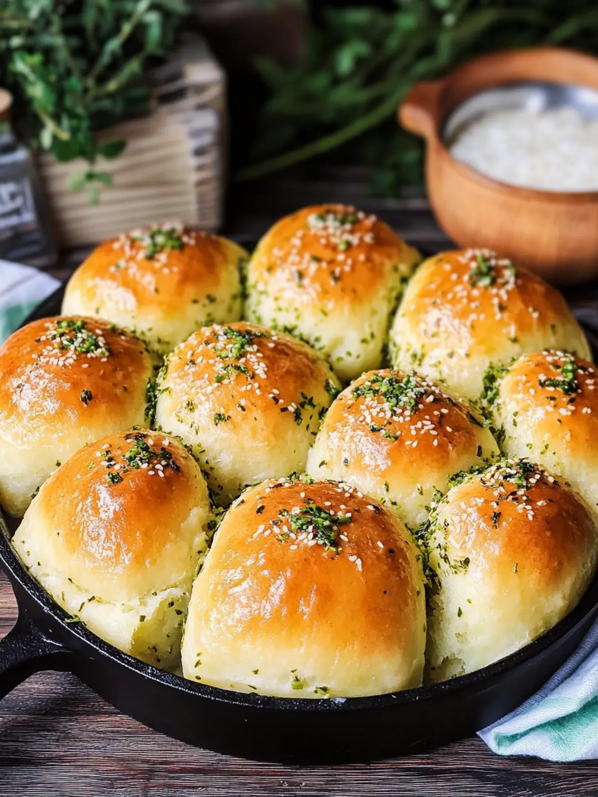 Herbed Potato Rolls
