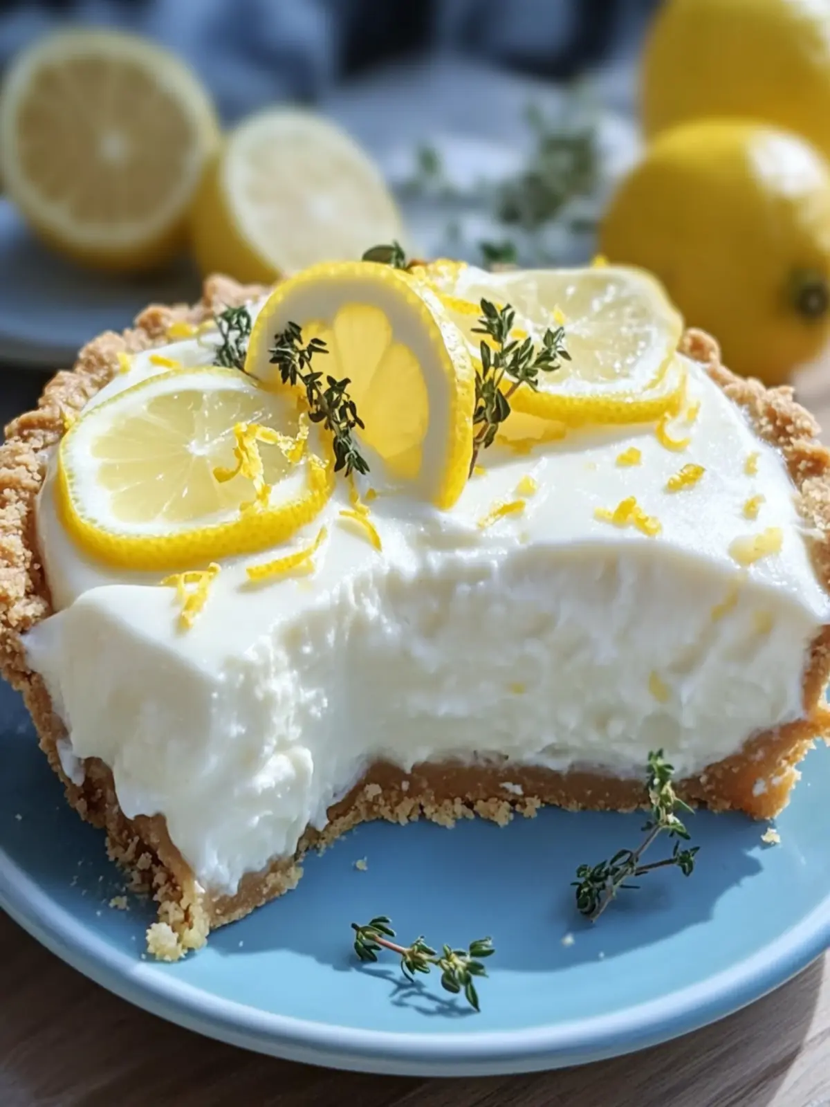 Creamy Frozen Lemonade Pie