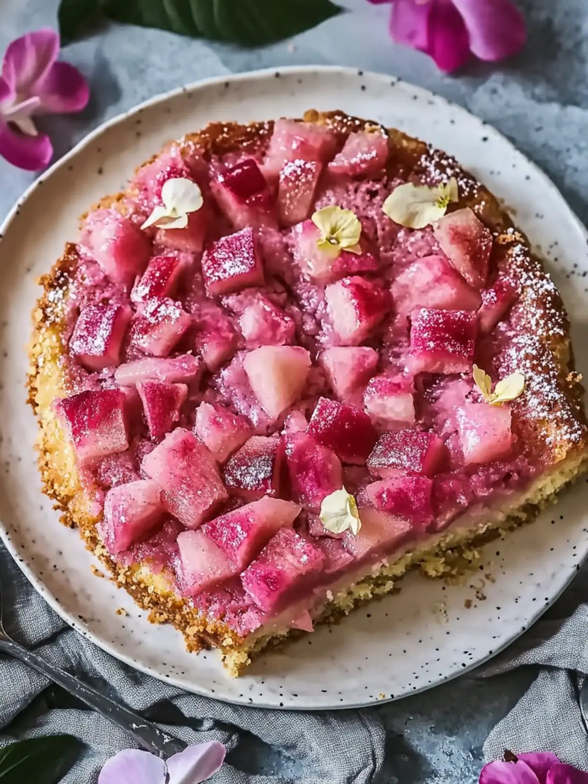 Rhubarb Kuchen
