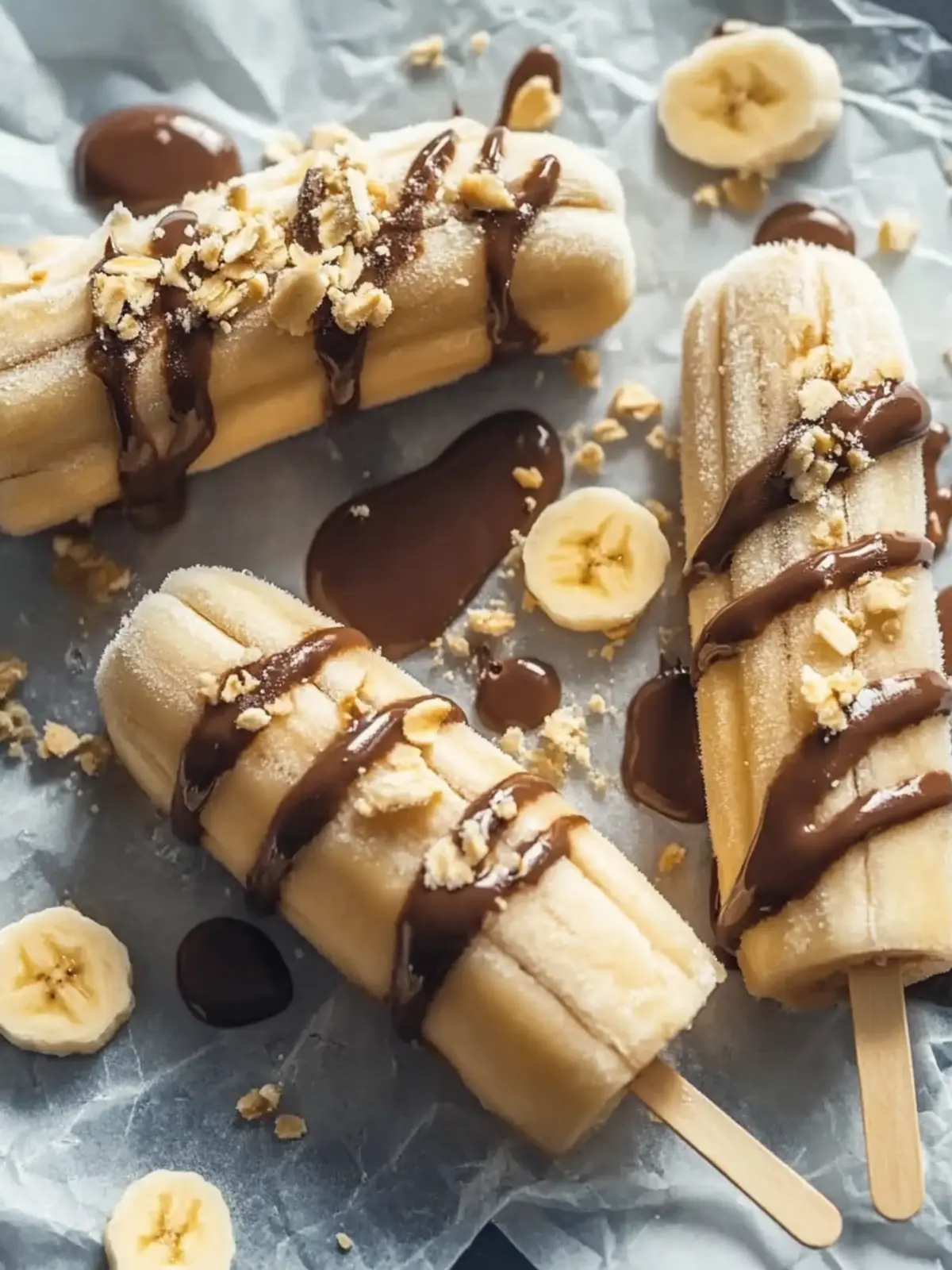 Low Calorie Frozen Banana Snickers