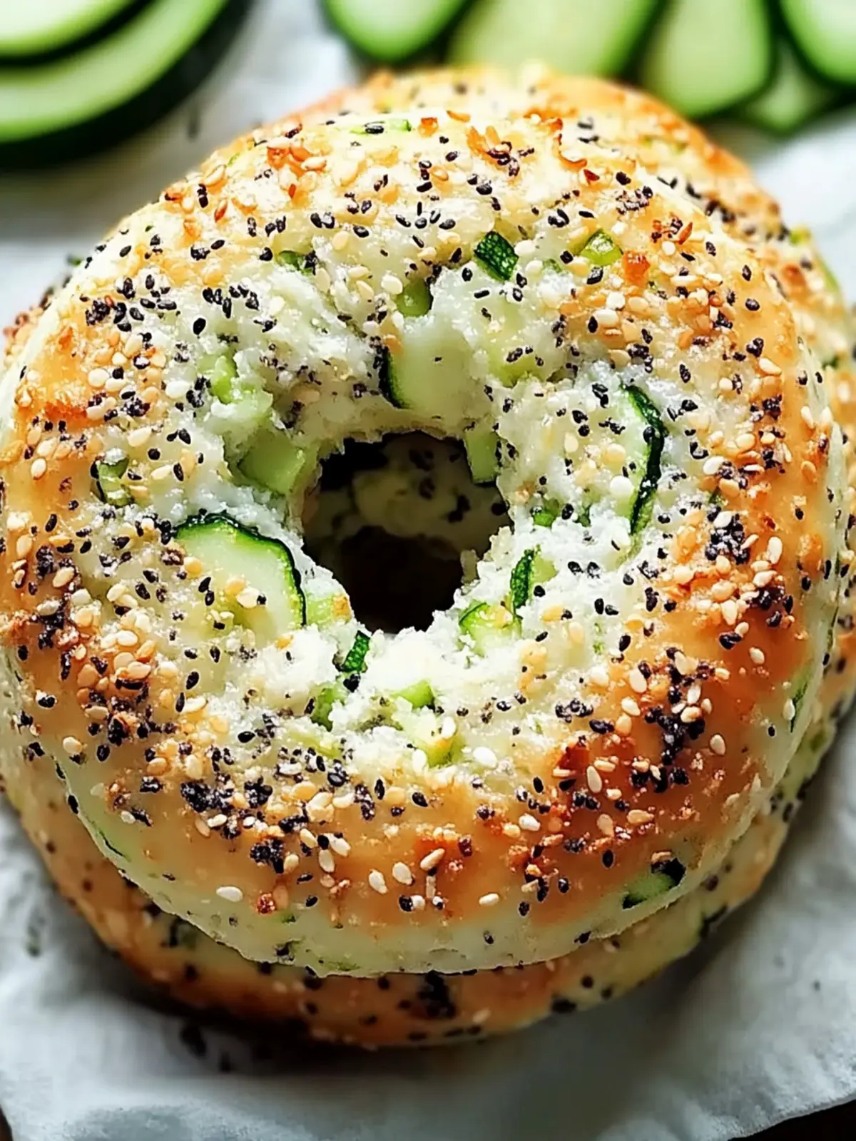 Zucchini Bagels