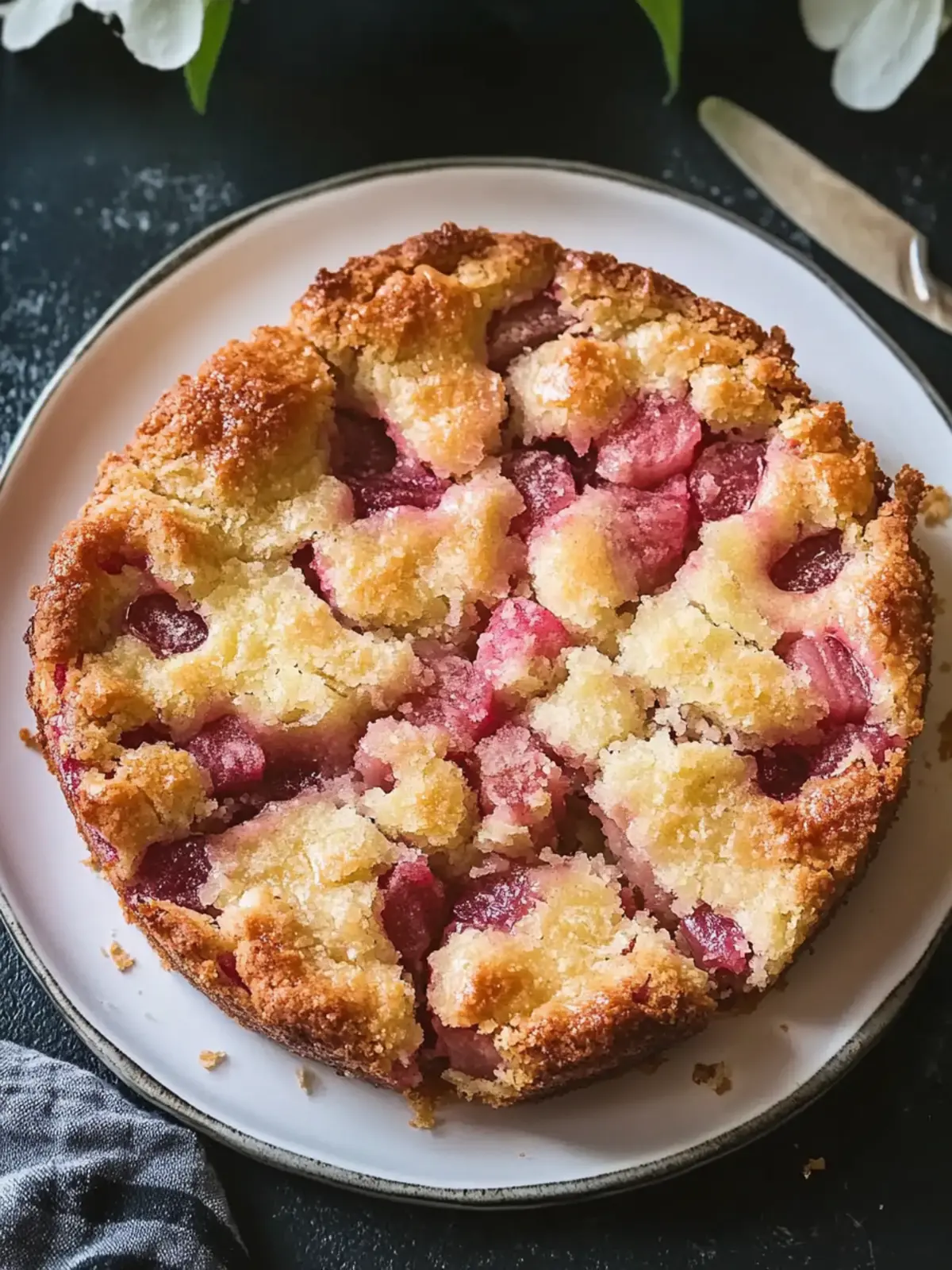 Rhubarb Kuchen