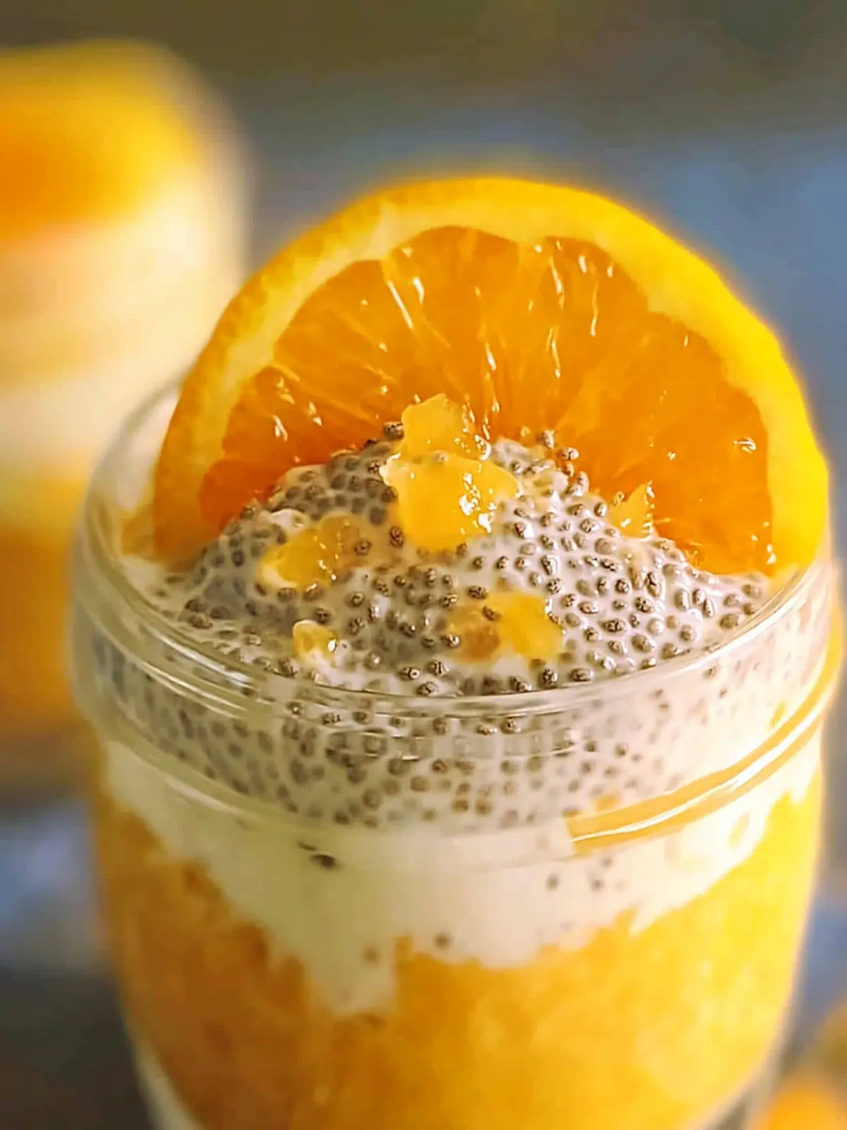 Orange Creamsicle Chia Pudding
