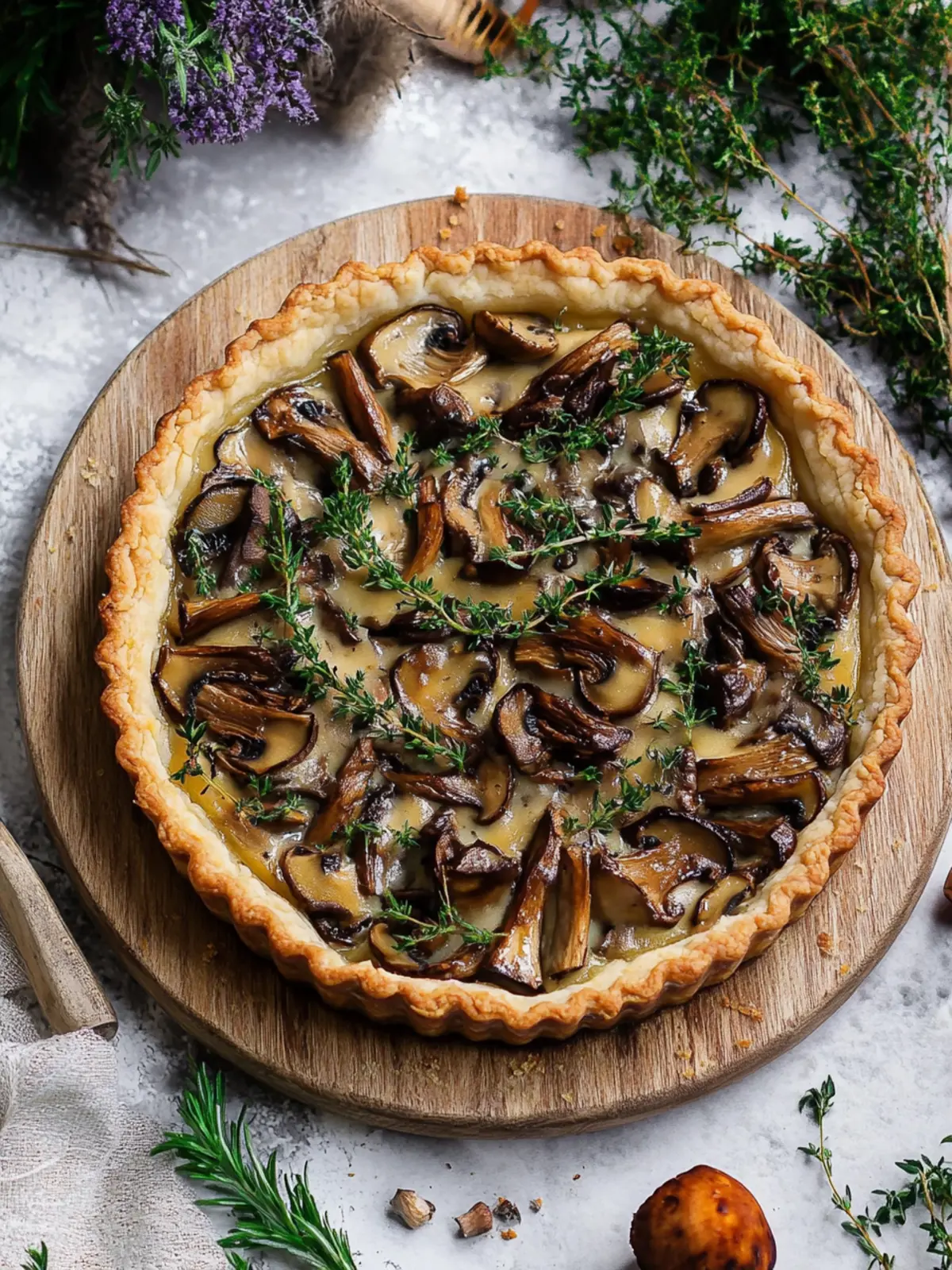 Wild Mushroom Tart