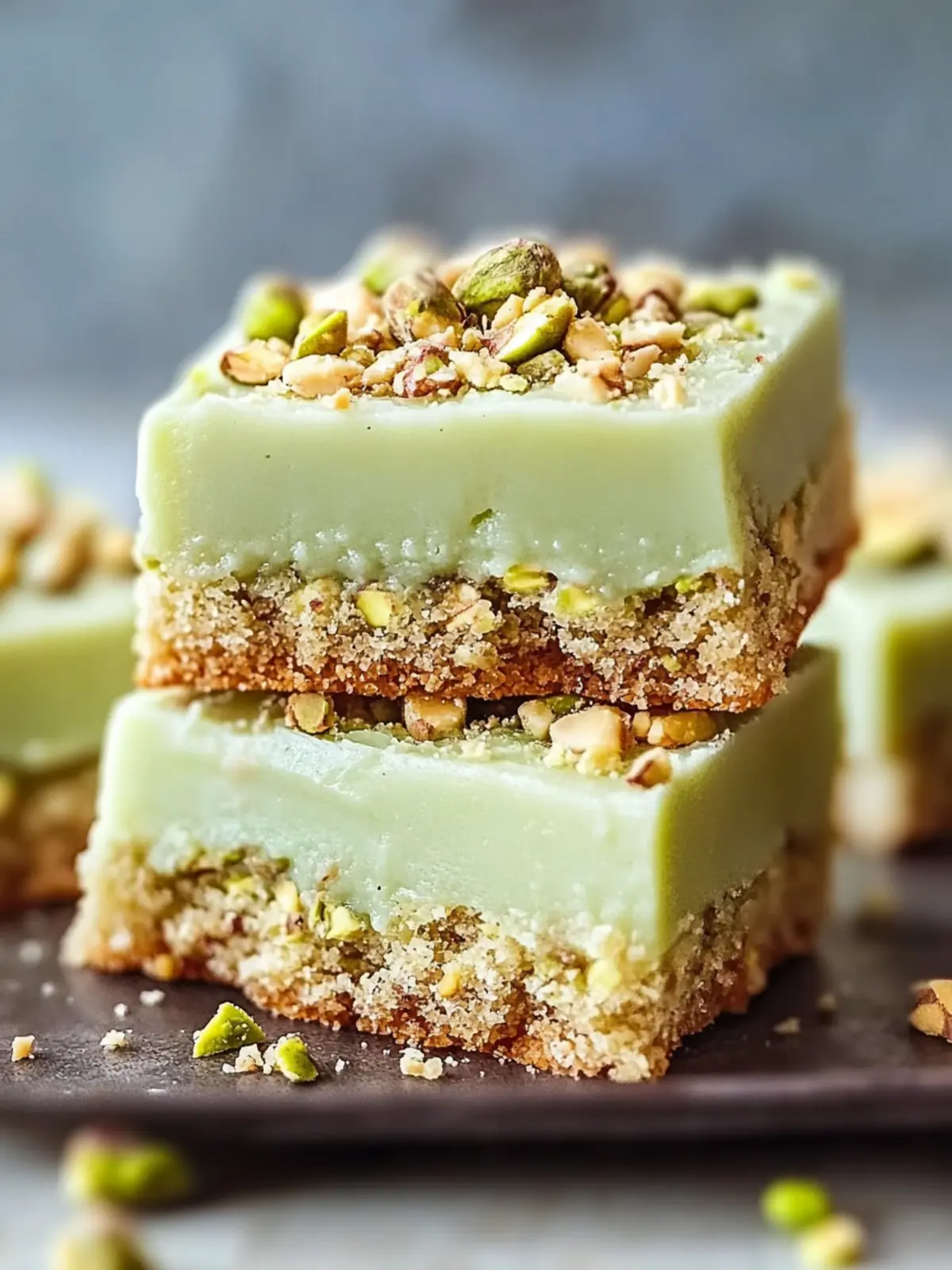 Pistachio Dream Cookie Bars