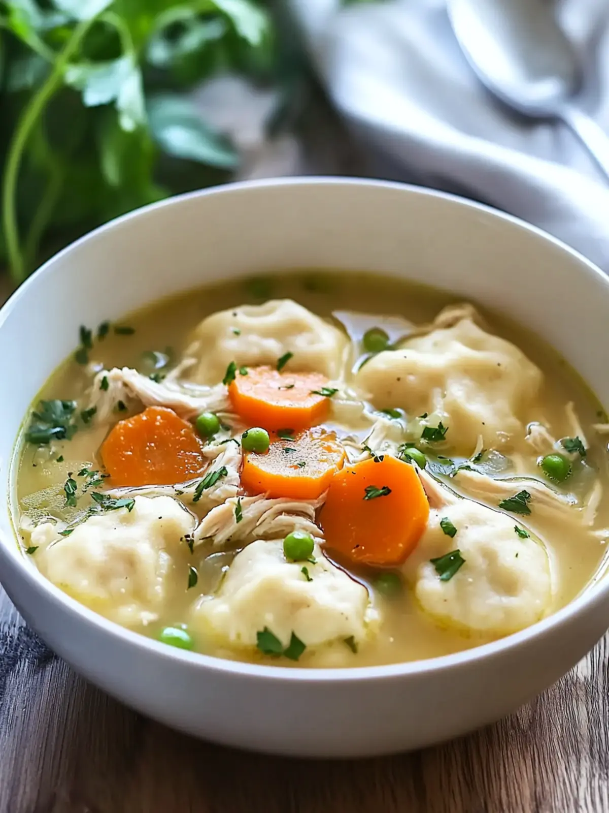 Crockpot Chicken Dumpling Soup