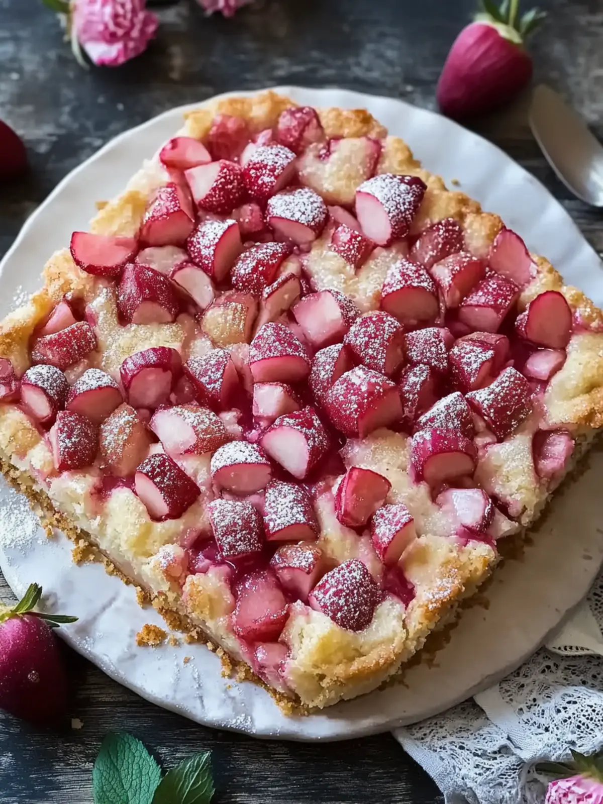 Rhubarb Kuchen