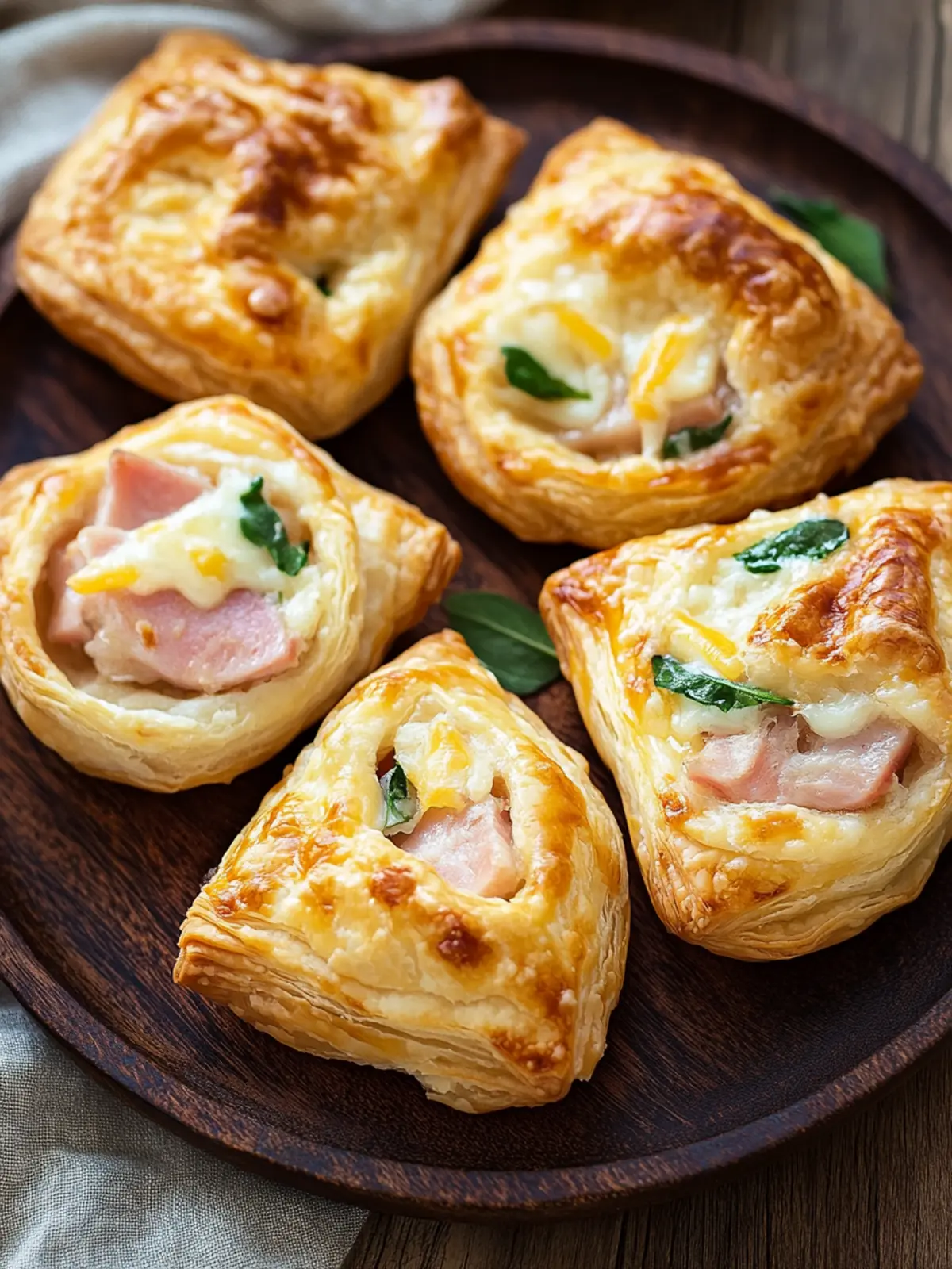 Ham and Cheese Puff Pastry